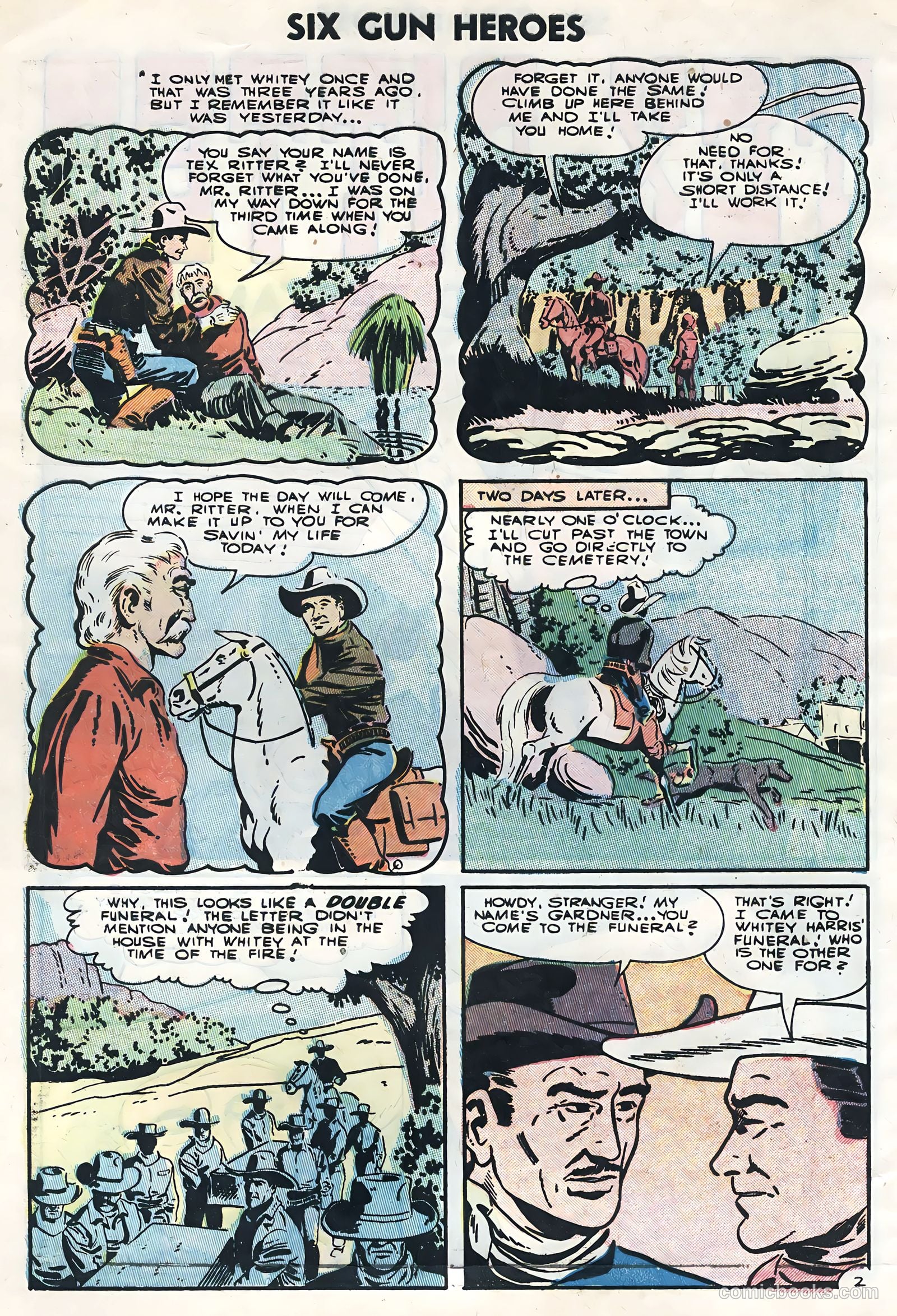 Six-Gun Heroes #36 (1955) — page 4 of 36