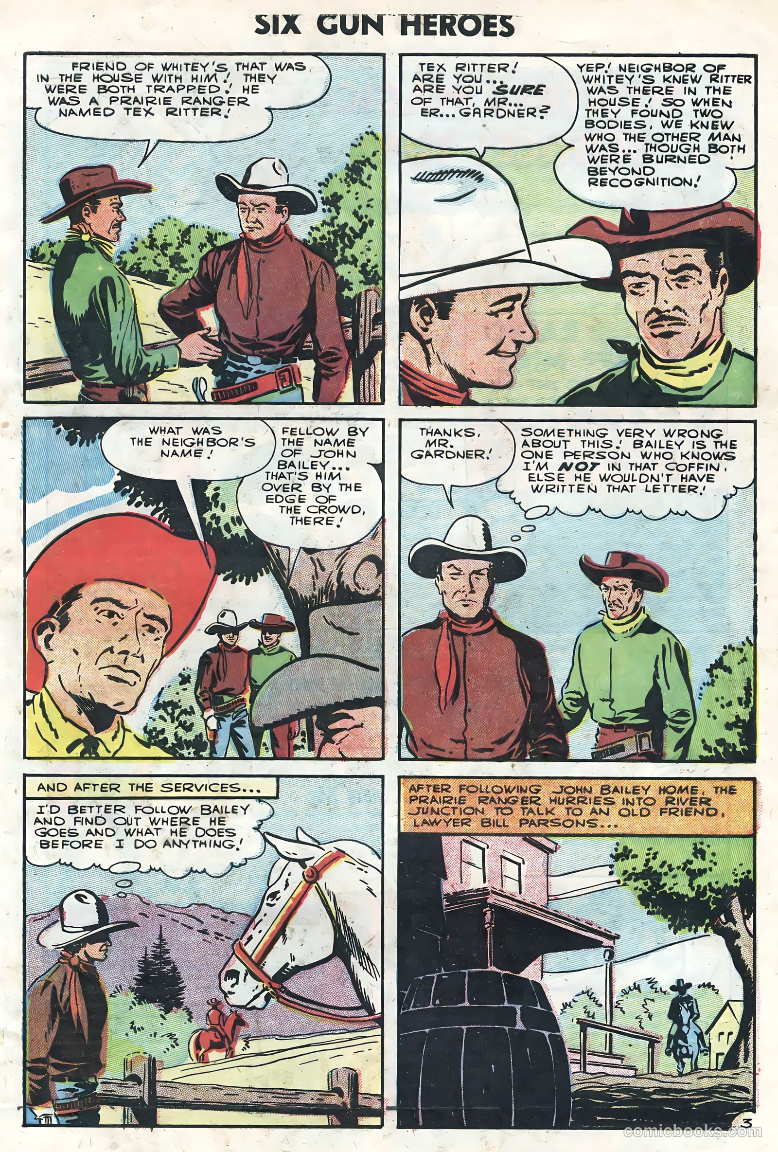 Six-Gun Heroes #36 (1955) — page 5 of 36