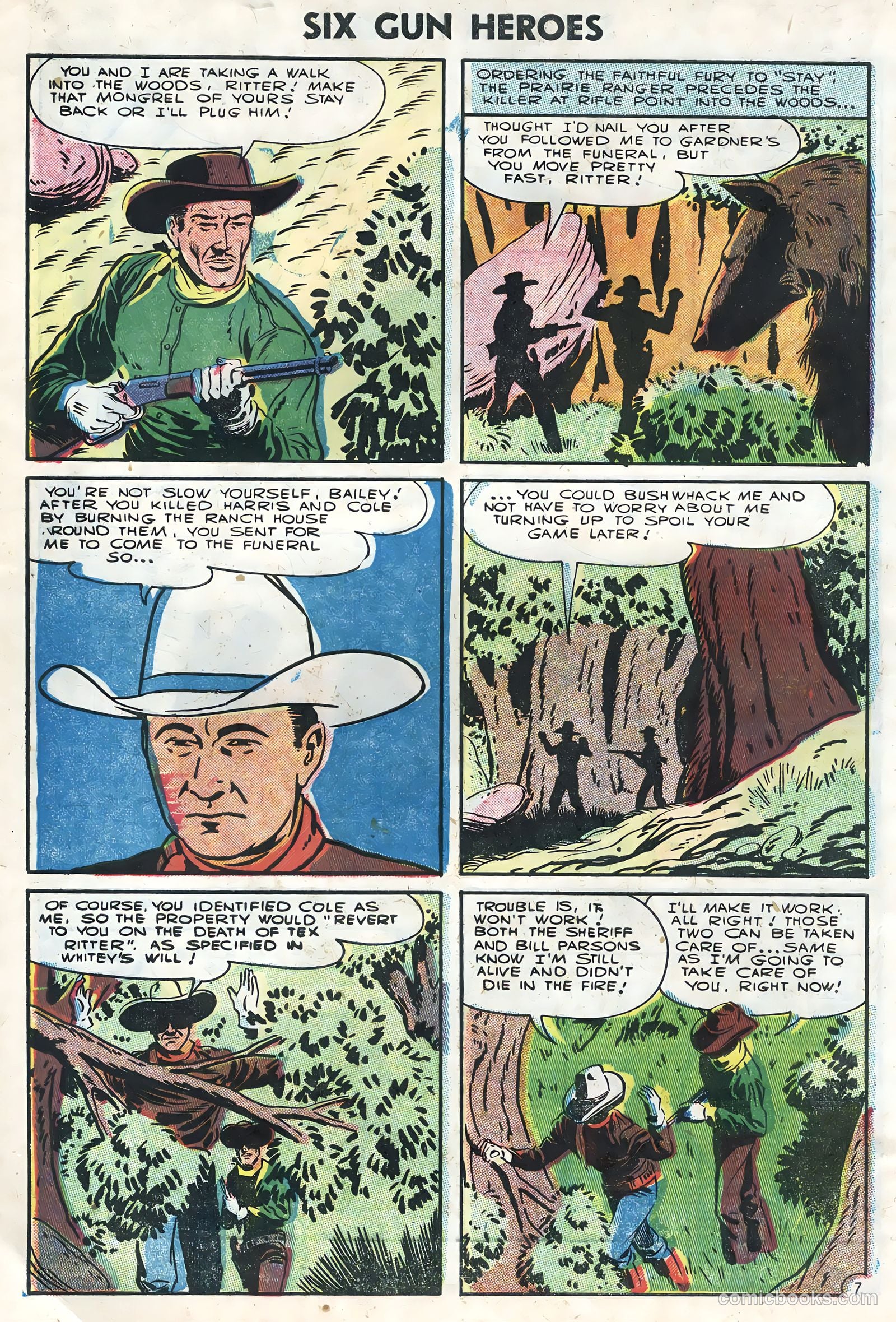 Six-Gun Heroes #36 (1955) — page 10 of 36