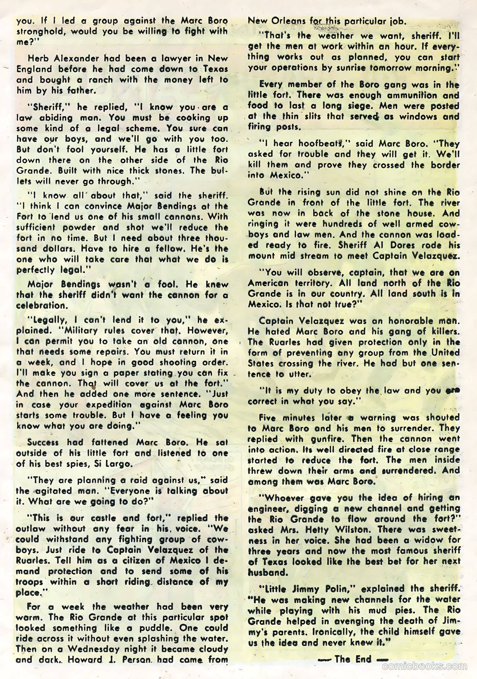 Six-Gun Heroes #36 (1955) — page 13 of 36