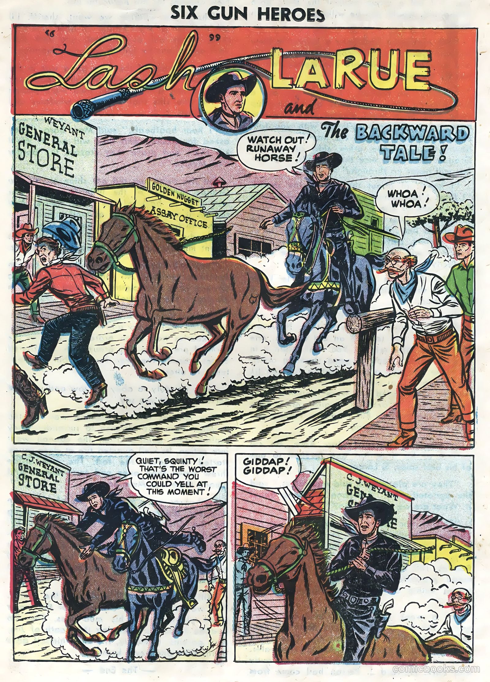 Six-Gun Heroes #36 (1955) — page 14 of 36