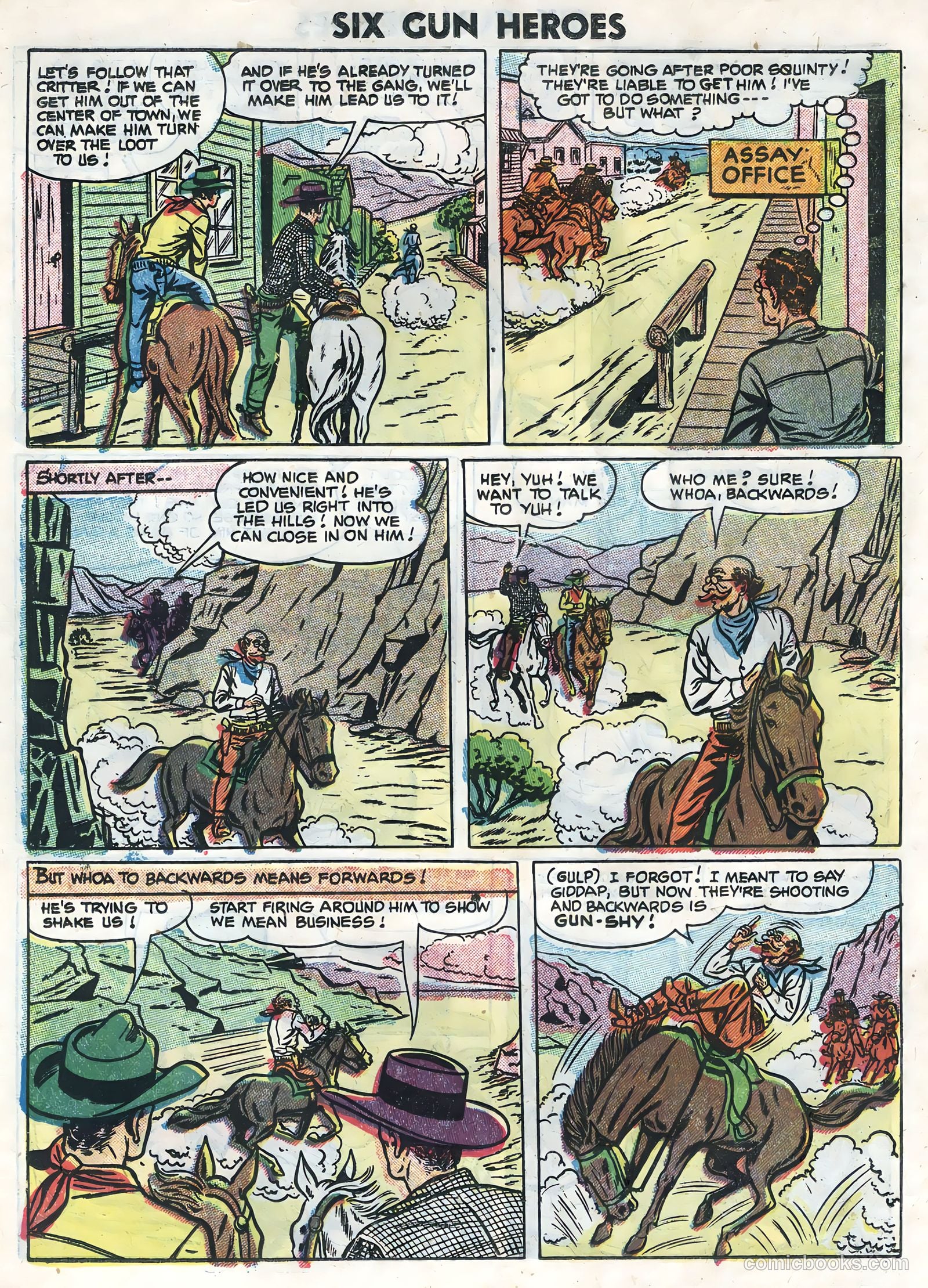 Six-Gun Heroes #36 (1955) — page 18 of 36