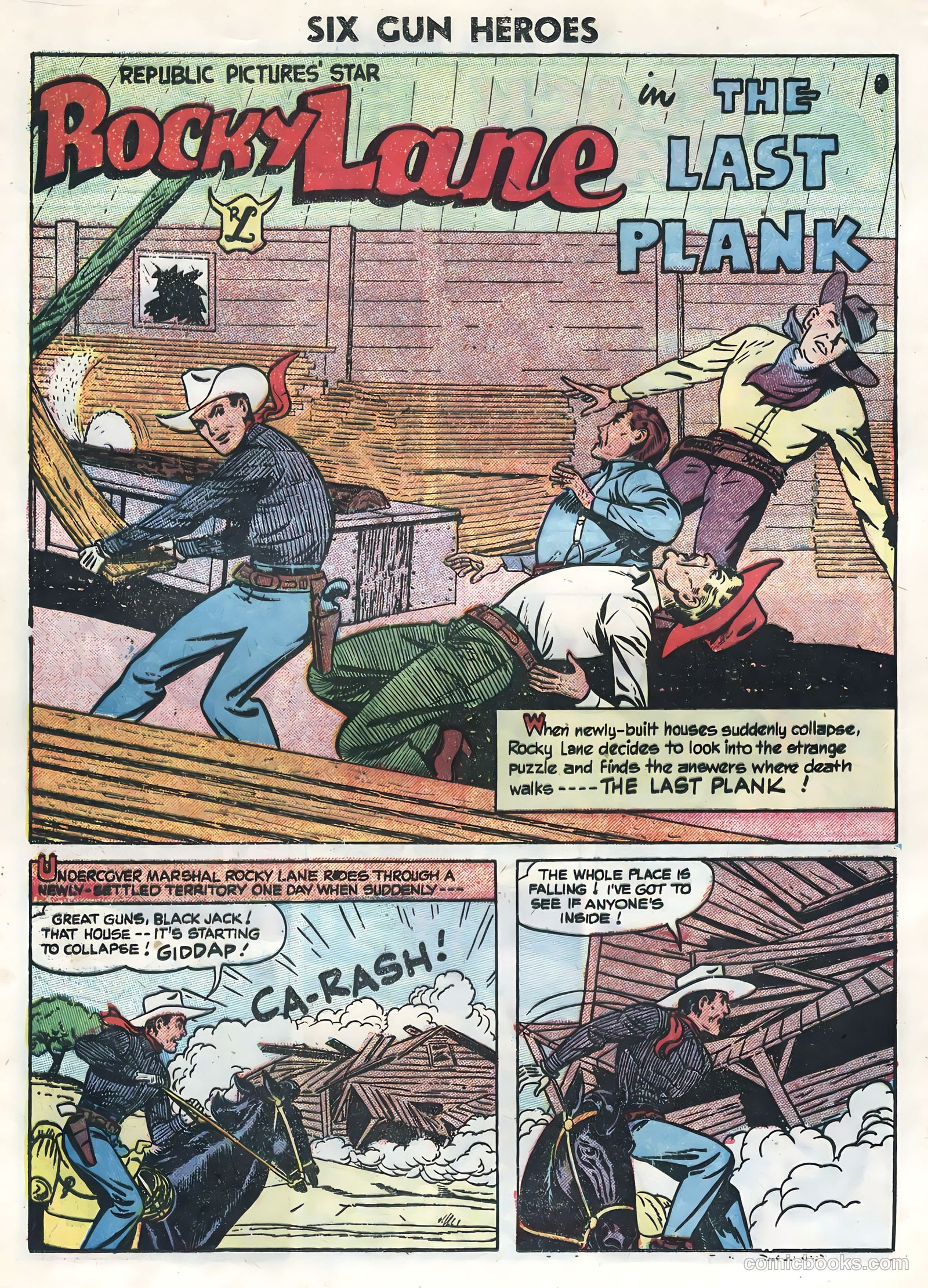 Six-Gun Heroes #36 (1955) — page 24 of 36