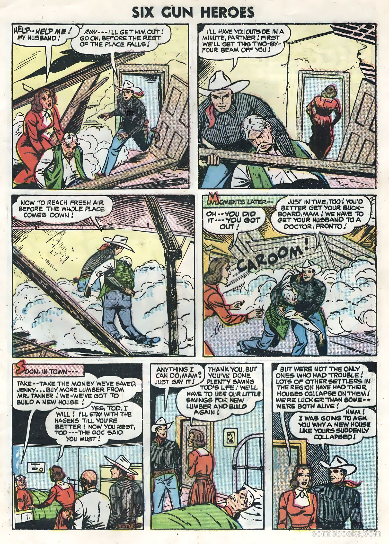Six-Gun Heroes #36 (1955) — page 25 of 36