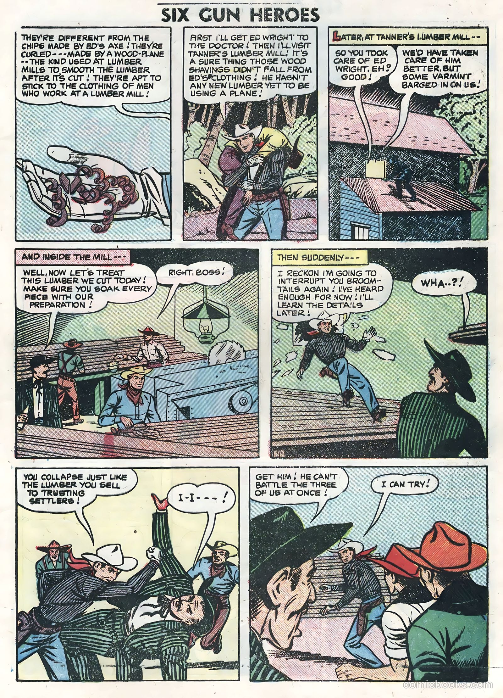 Six-Gun Heroes #36 (1955) — page 29 of 36