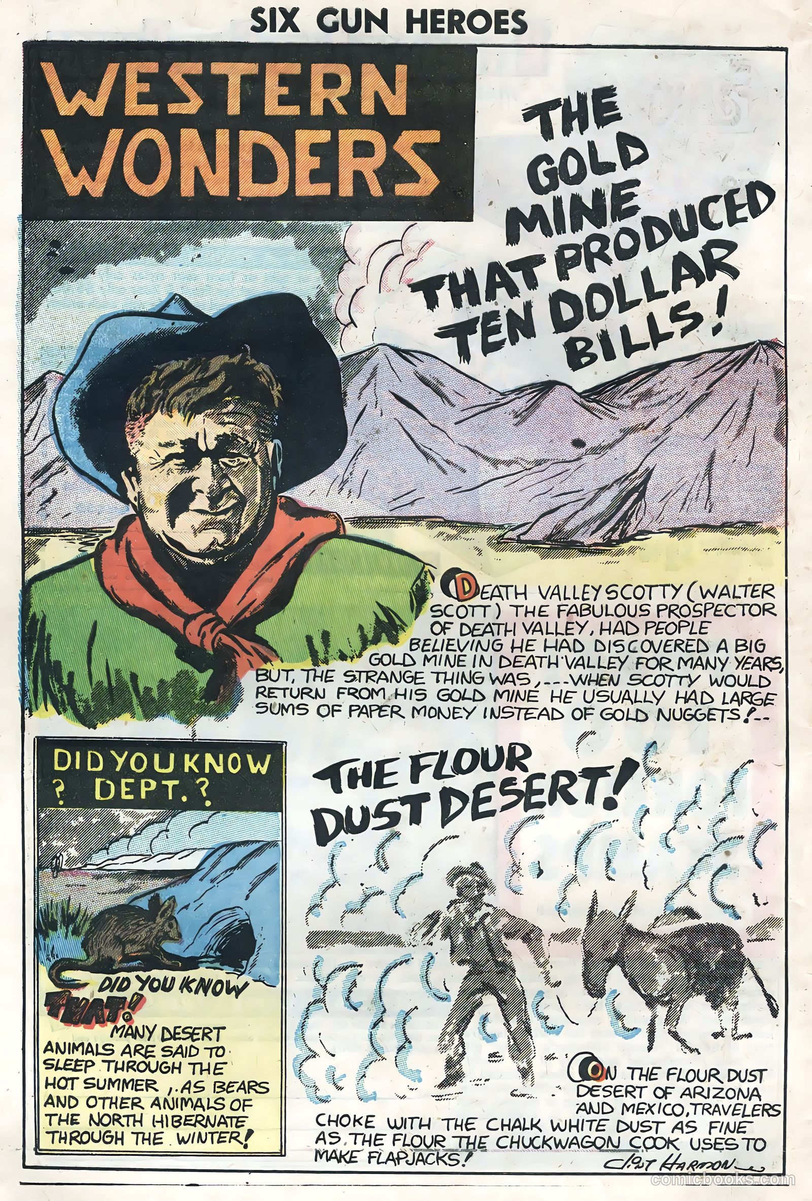Six-Gun Heroes #36 (1955) — page 32 of 36