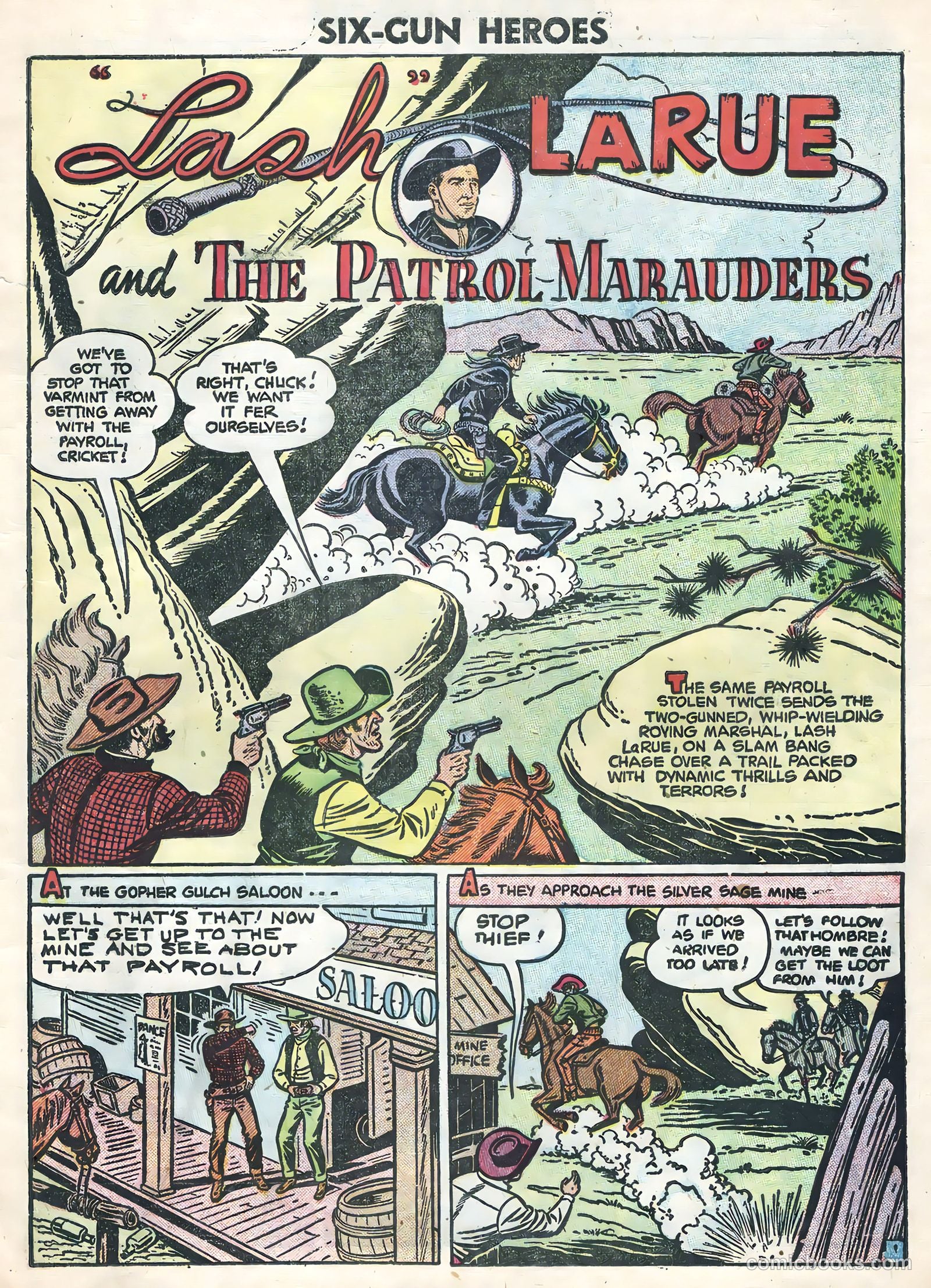 Six-Gun Heroes #37 (1956) — page 3 of 36