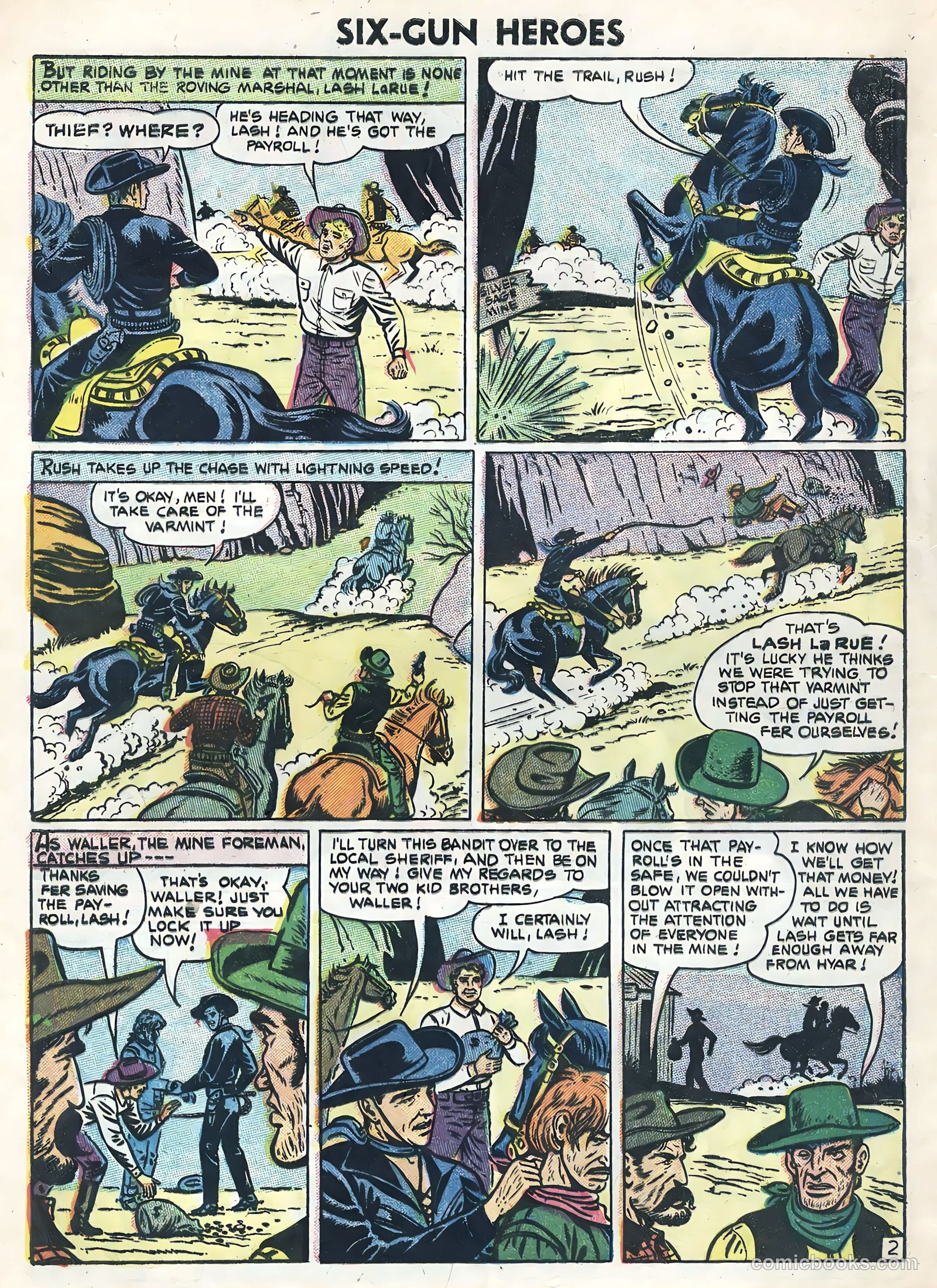 Six-Gun Heroes #37 (1956) — page 4 of 36