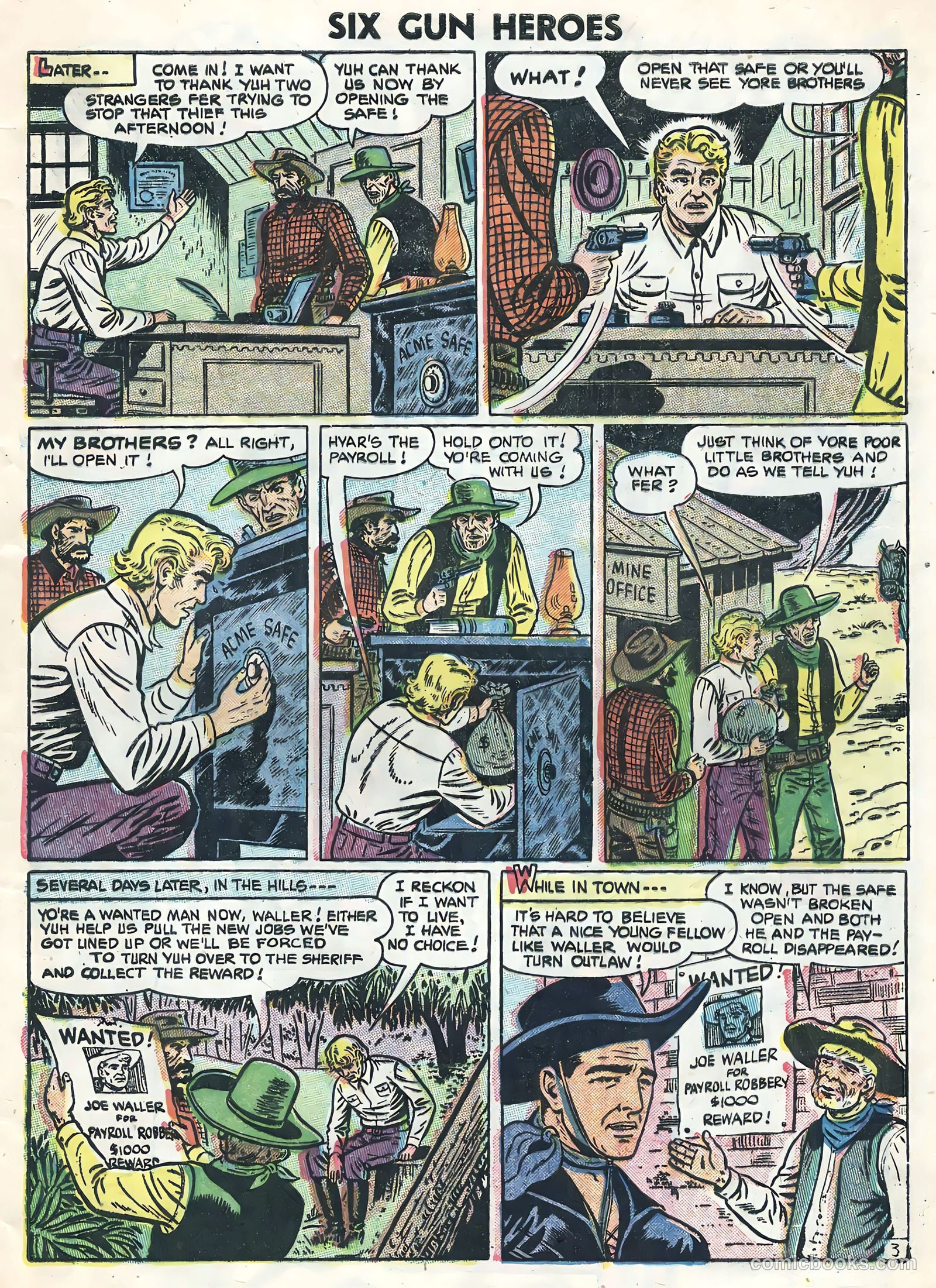 Six-Gun Heroes #37 (1956) — page 5 of 36