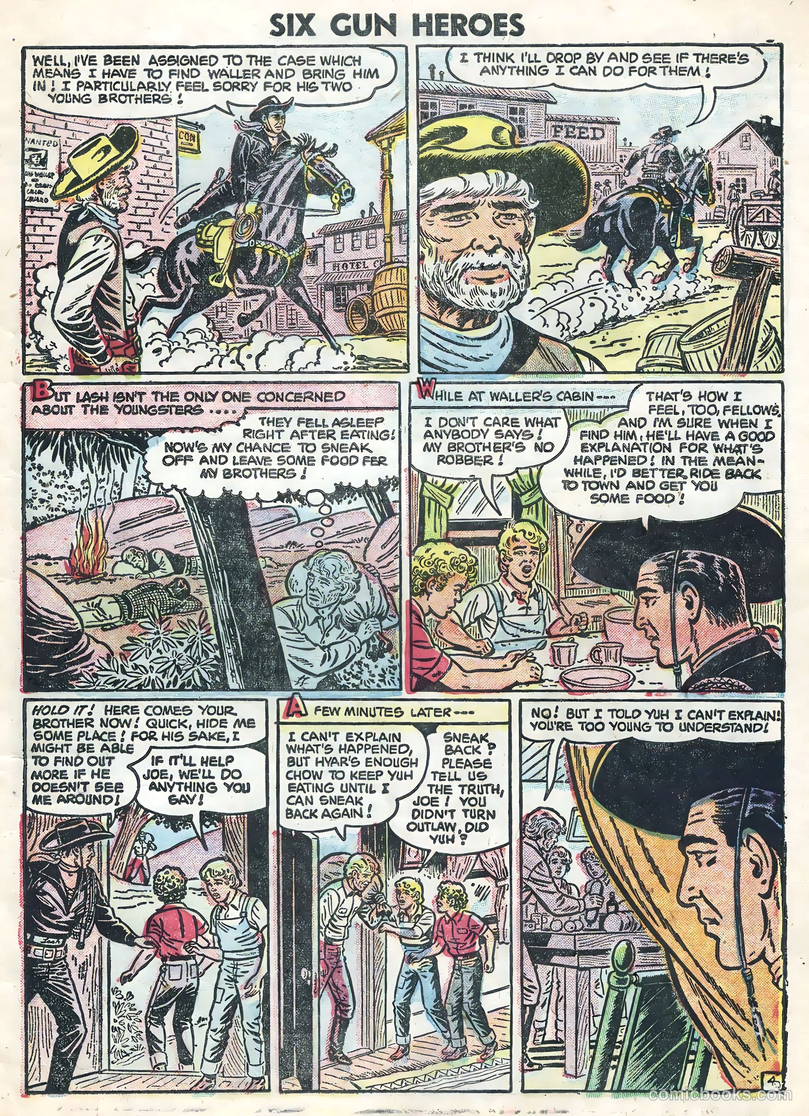 Six-Gun Heroes #37 (1956) — page 7 of 36