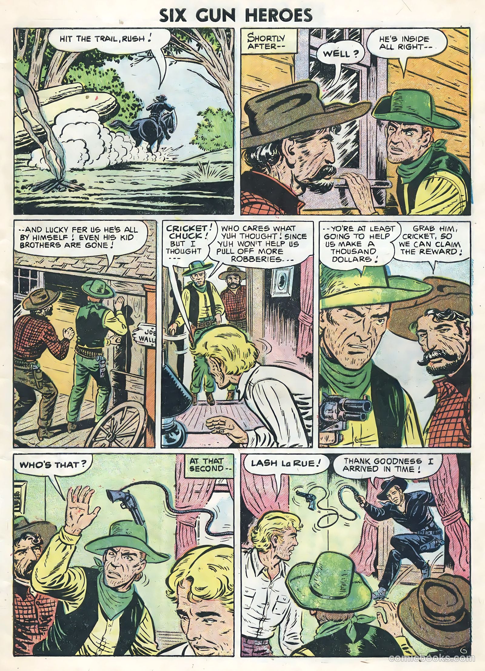 Six-Gun Heroes #37 (1956) — page 9 of 36