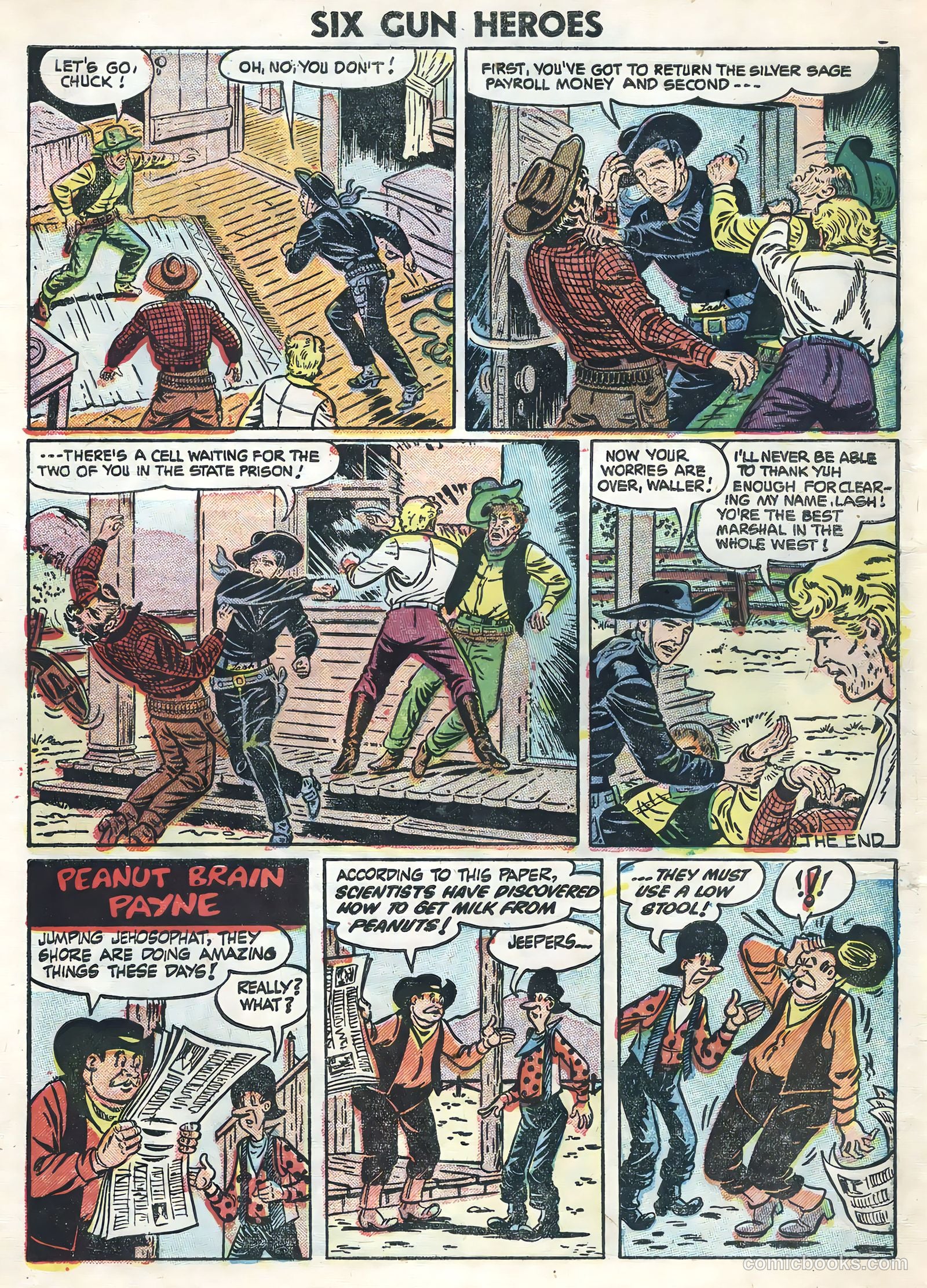 Six-Gun Heroes #37 (1956) — page 10 of 36