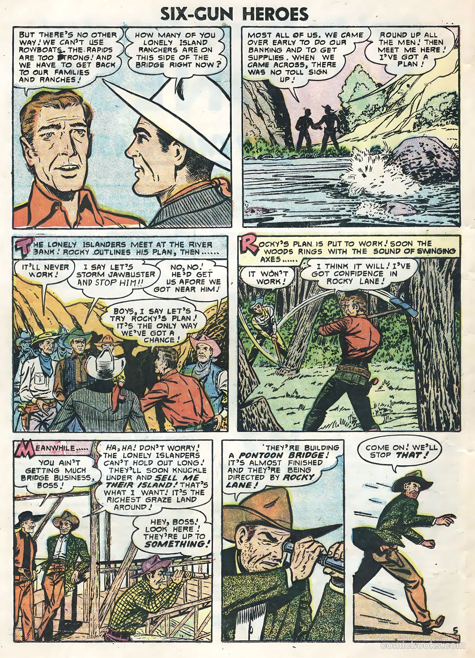 Six-Gun Heroes #37 (1956) — page 16 of 36