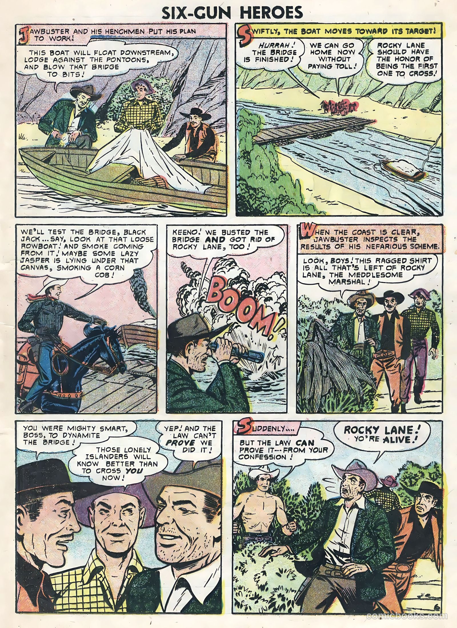Six-Gun Heroes #37 (1956) — page 17 of 36