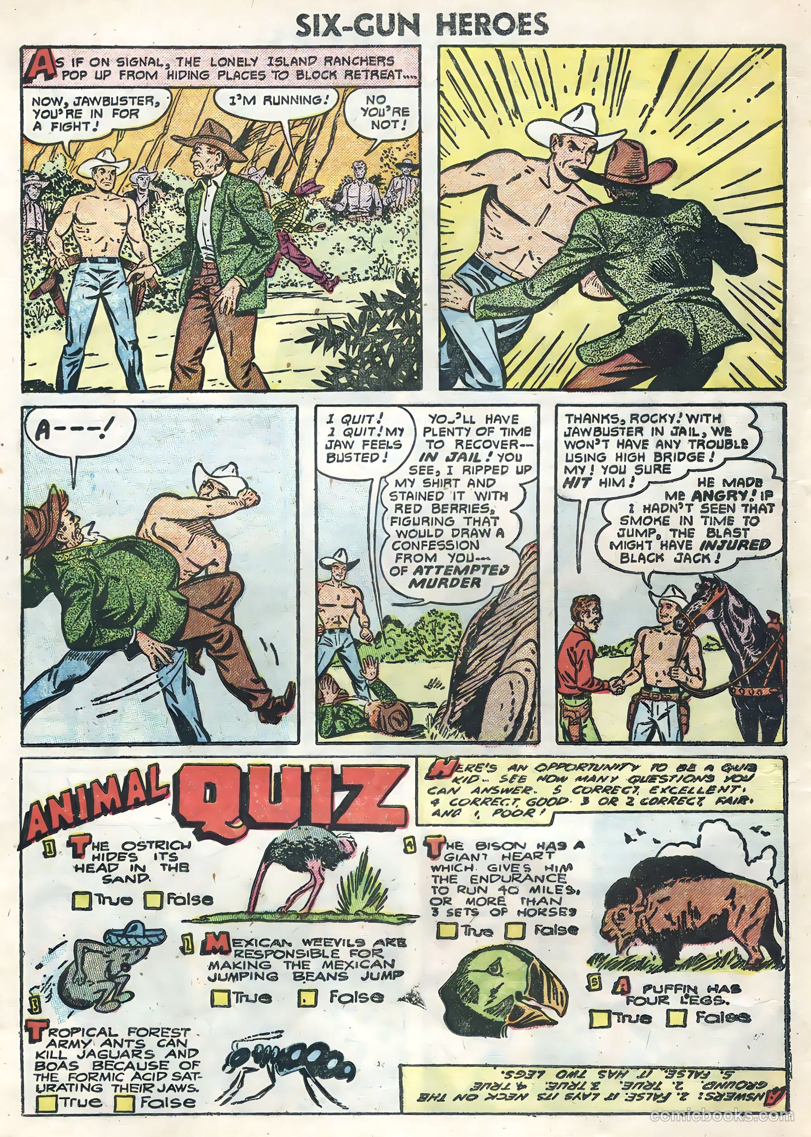 Six-Gun Heroes #37 (1956) — page 18 of 36