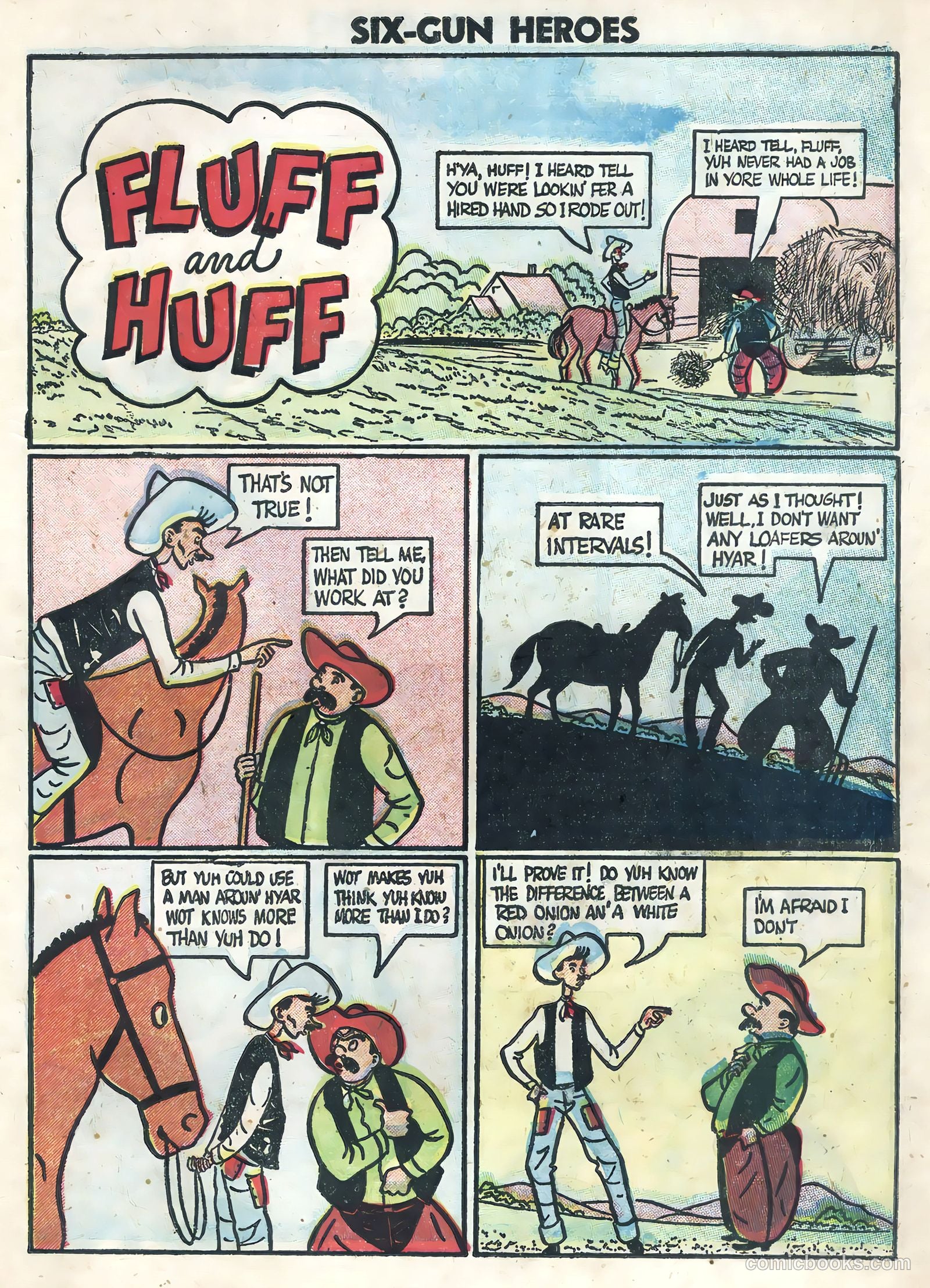 Six-Gun Heroes #37 (1956) — page 23 of 36