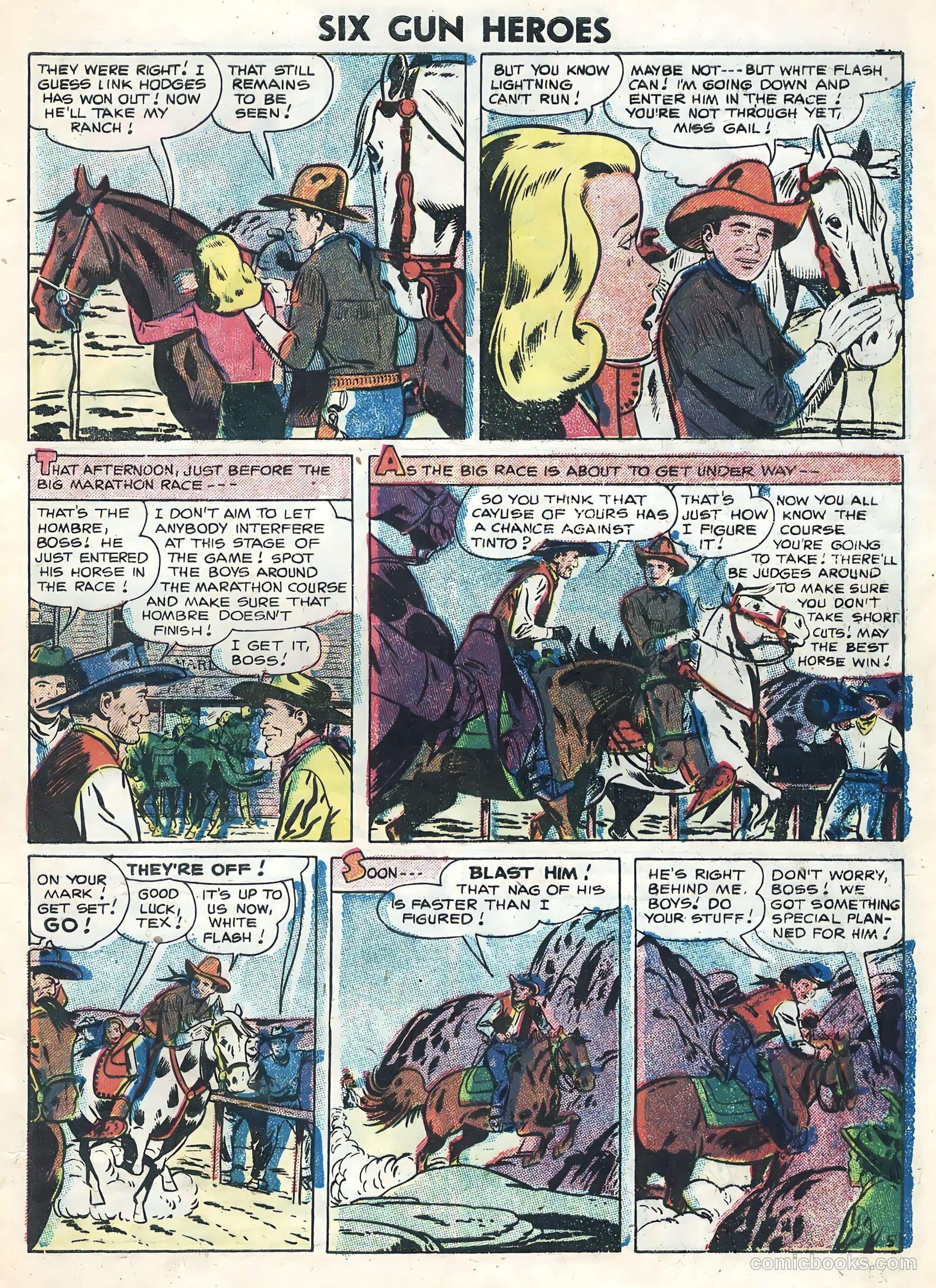 Six-Gun Heroes #37 (1956) — page 29 of 36