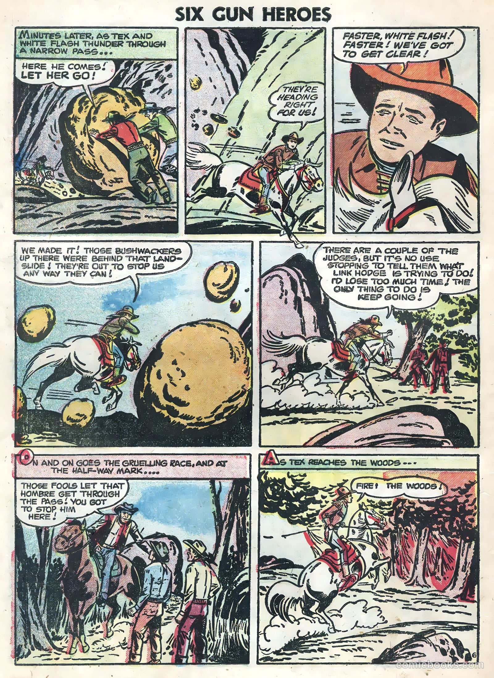 Six-Gun Heroes #37 (1956) — page 30 of 36