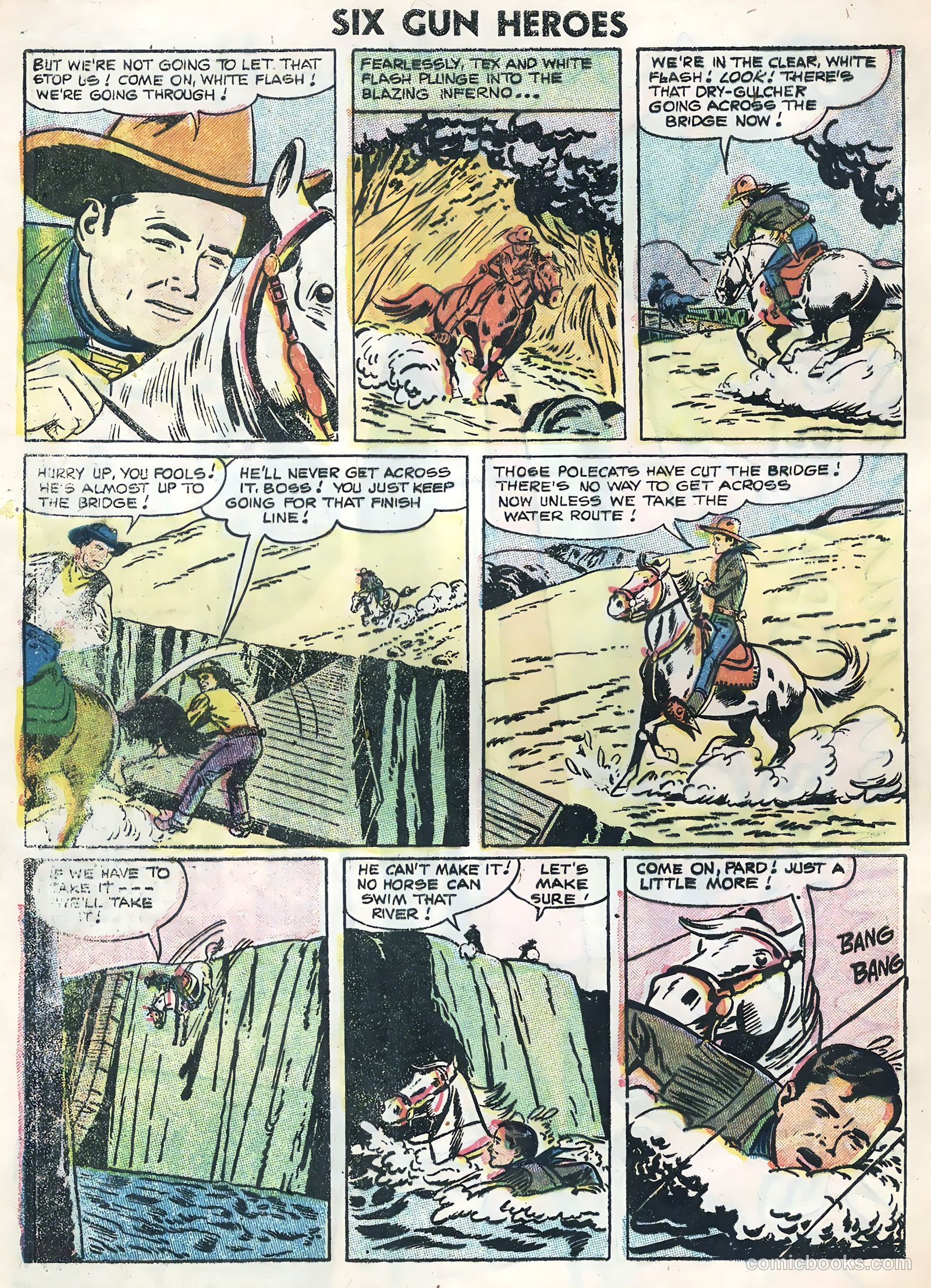 Six-Gun Heroes #37 (1956) — page 32 of 36