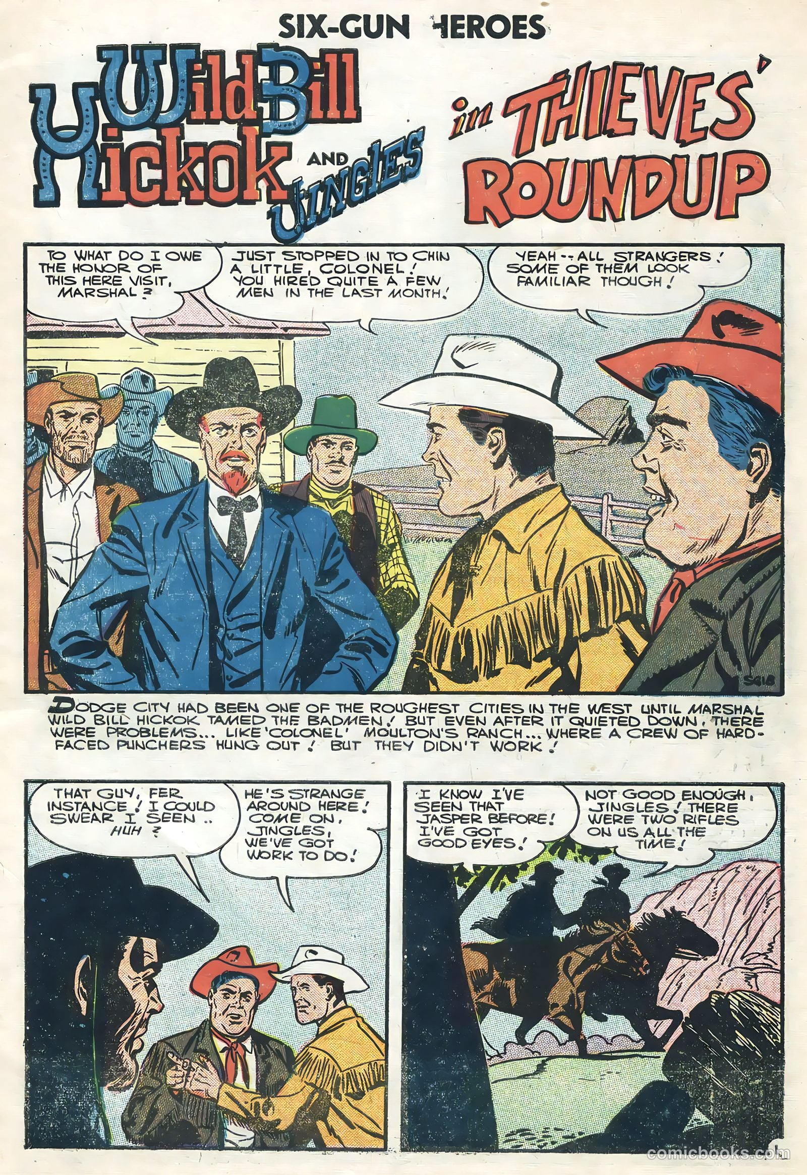 Six-Gun Heroes #38 (1956) — page 3 of 36