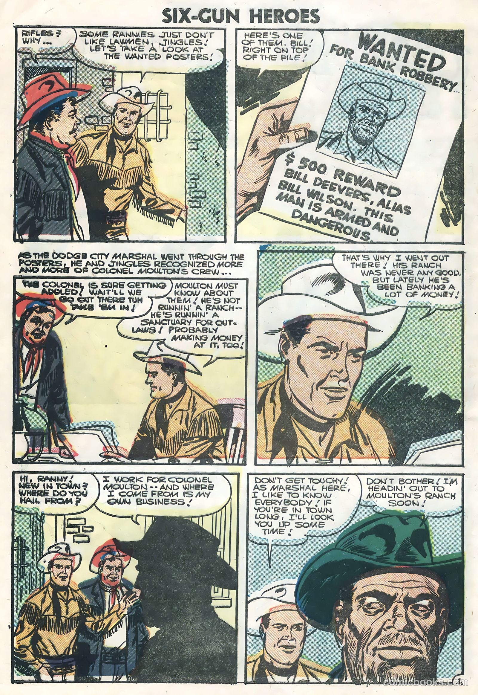Six-Gun Heroes #38 (1956) — page 4 of 36