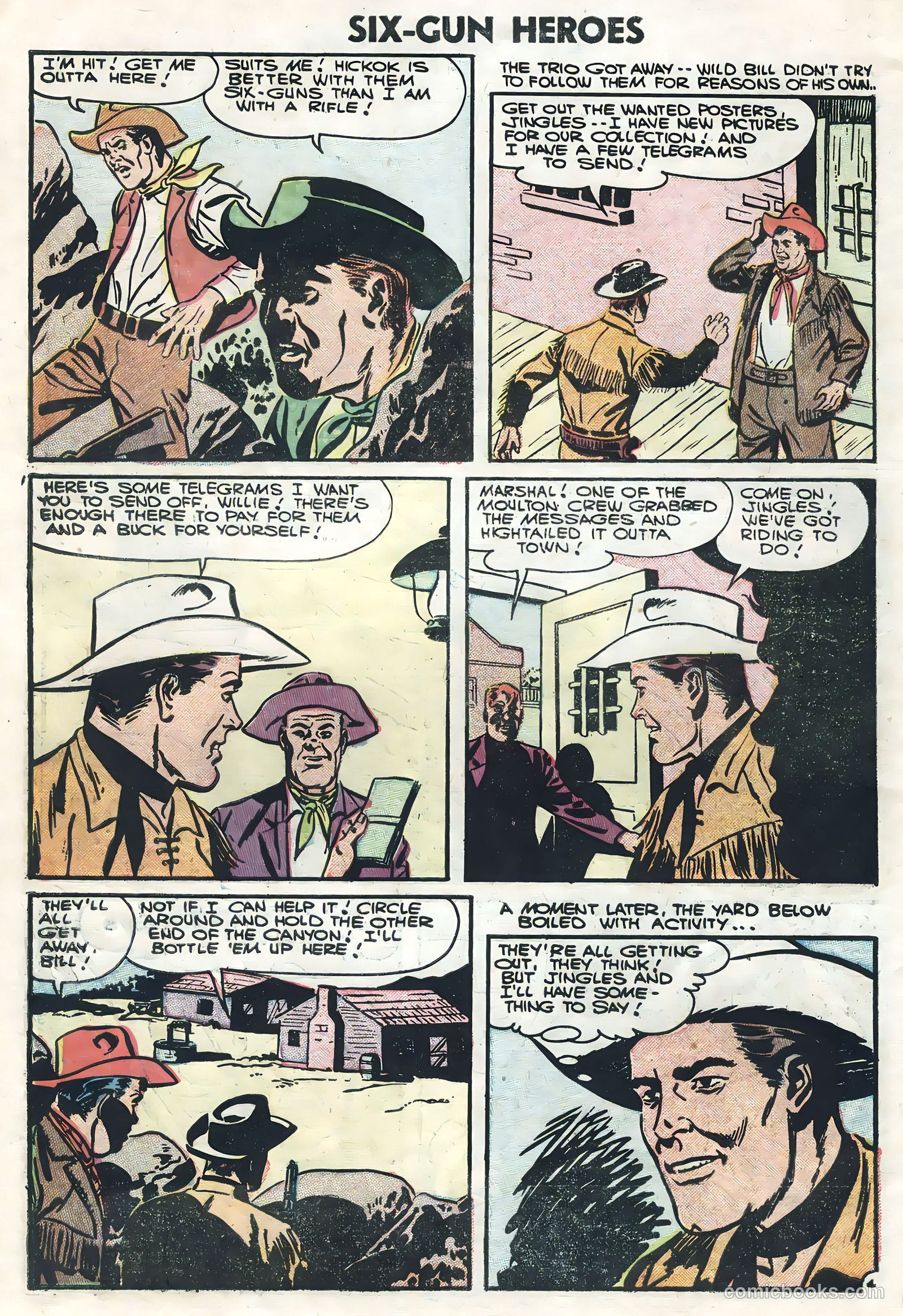 Six-Gun Heroes #38 (1956) — page 6 of 36