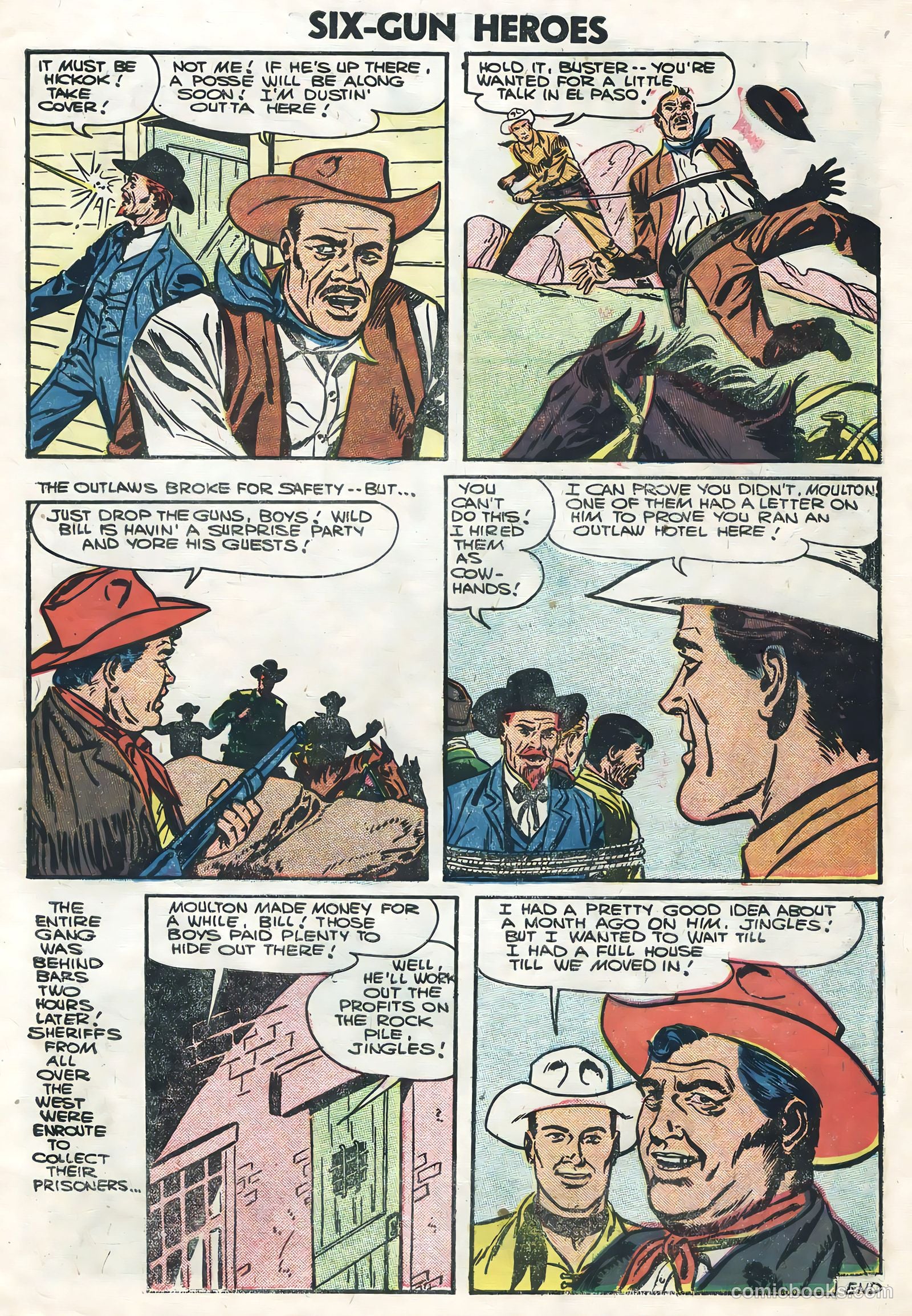 Six-Gun Heroes #38 (1956) — page 7 of 36