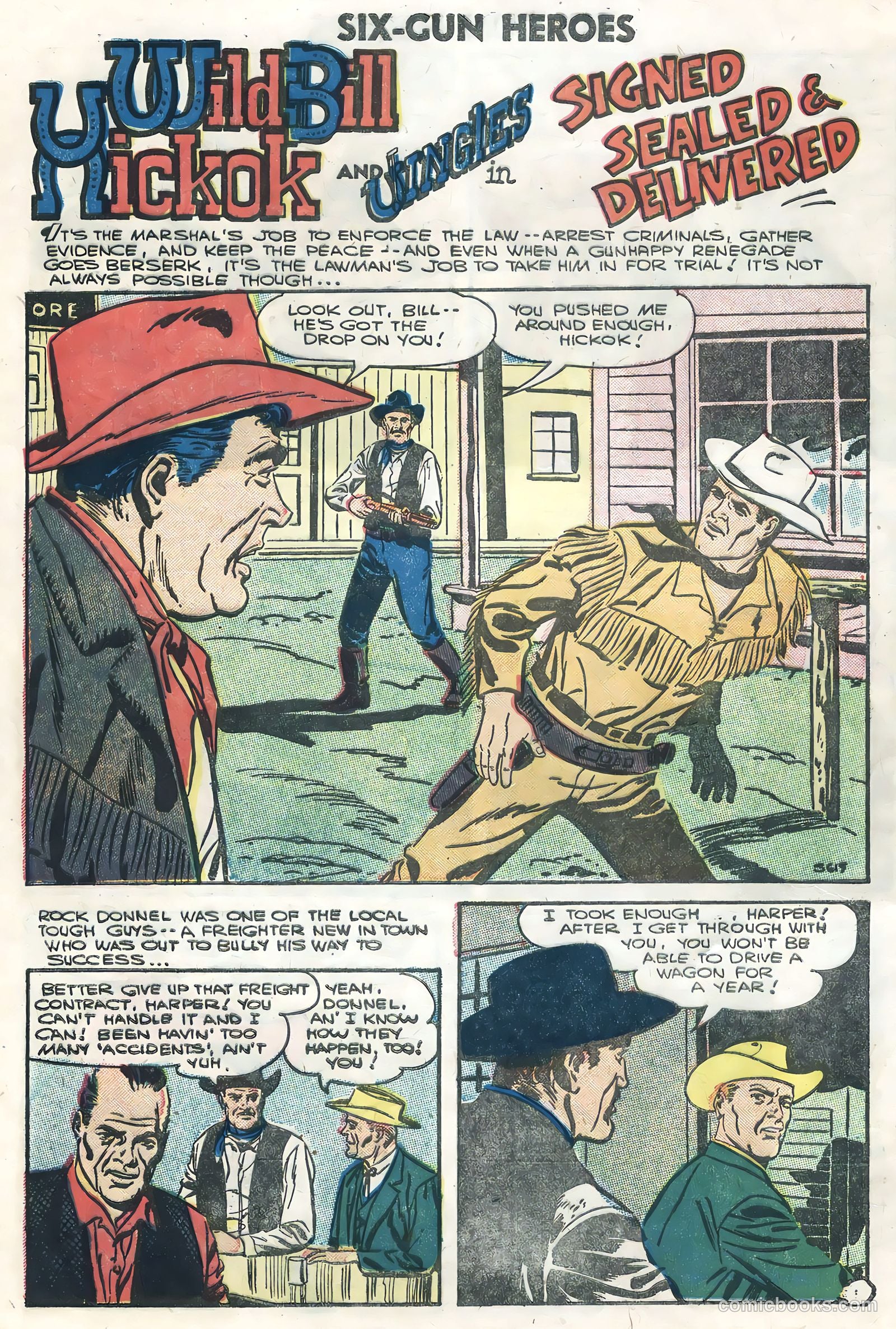 Six-Gun Heroes #38 (1956) — page 8 of 36