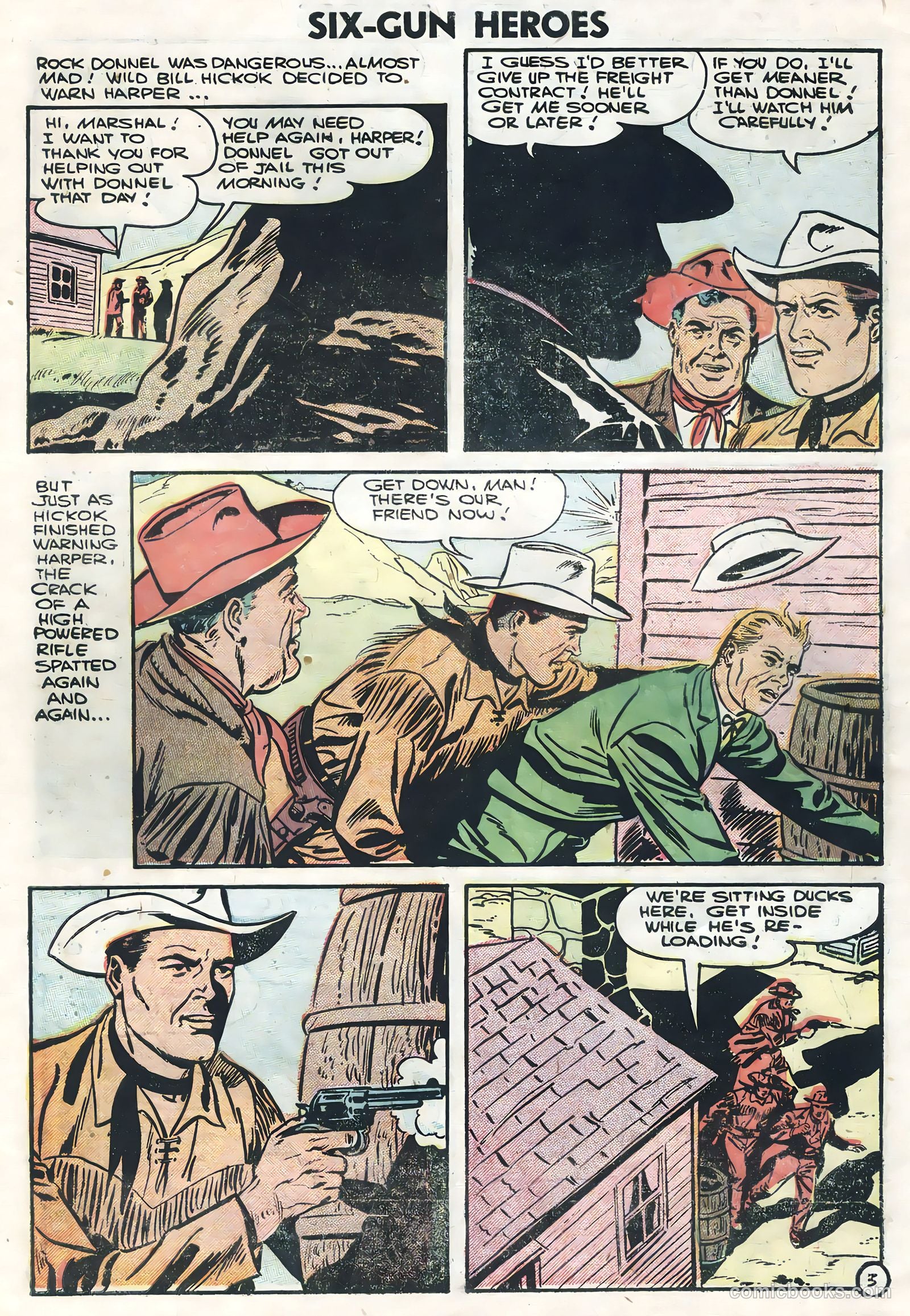 Six-Gun Heroes #38 (1956) — page 10 of 36