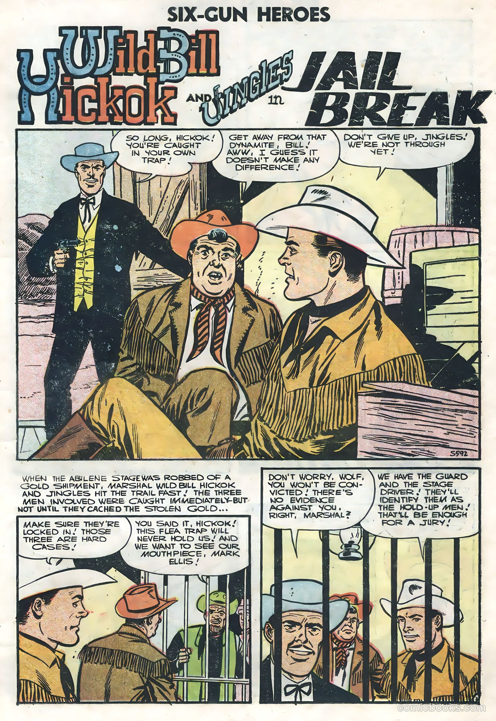 Six-Gun Heroes #38 (1956) — page 19 of 36