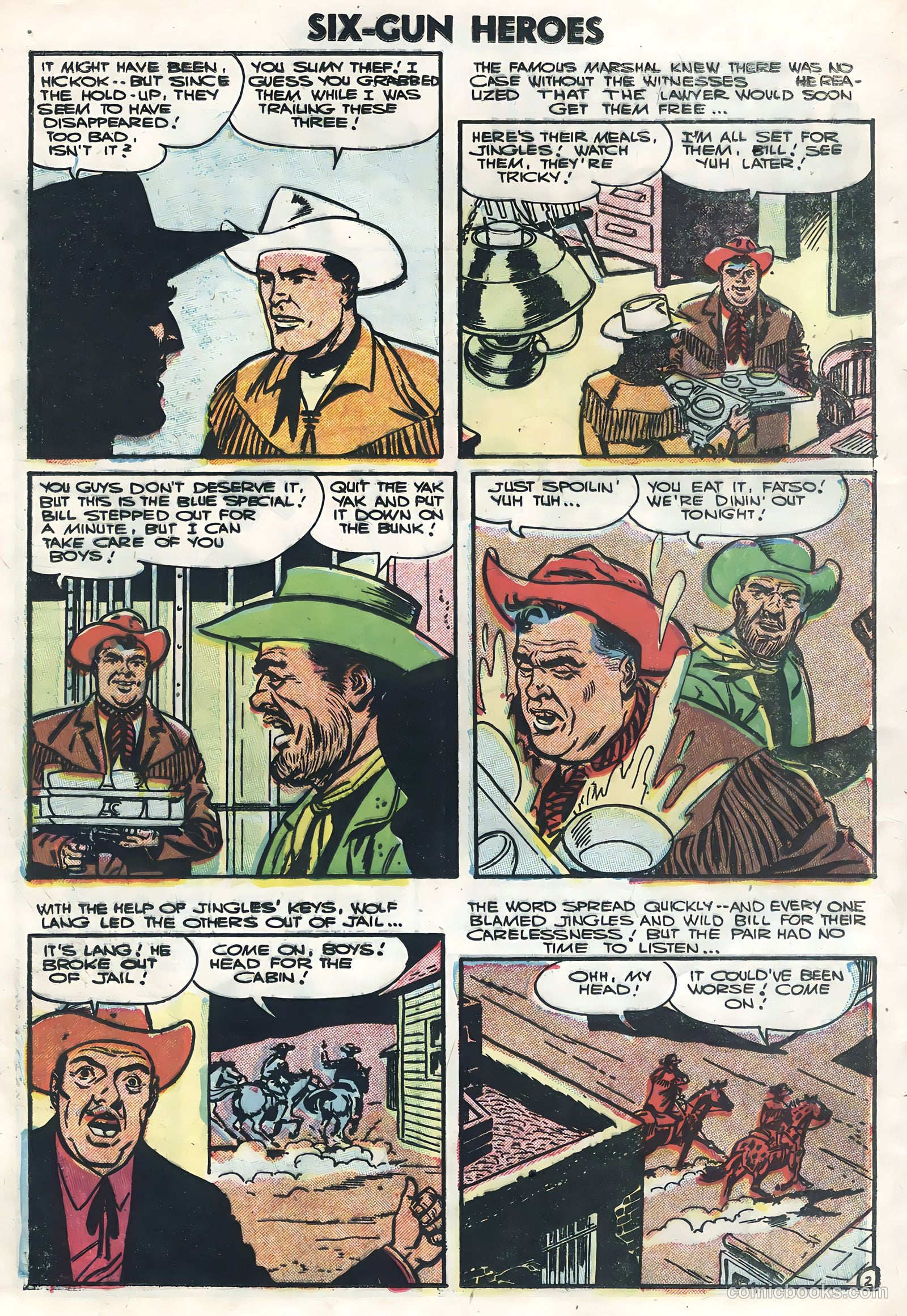Six-Gun Heroes #38 (1956) — page 20 of 36