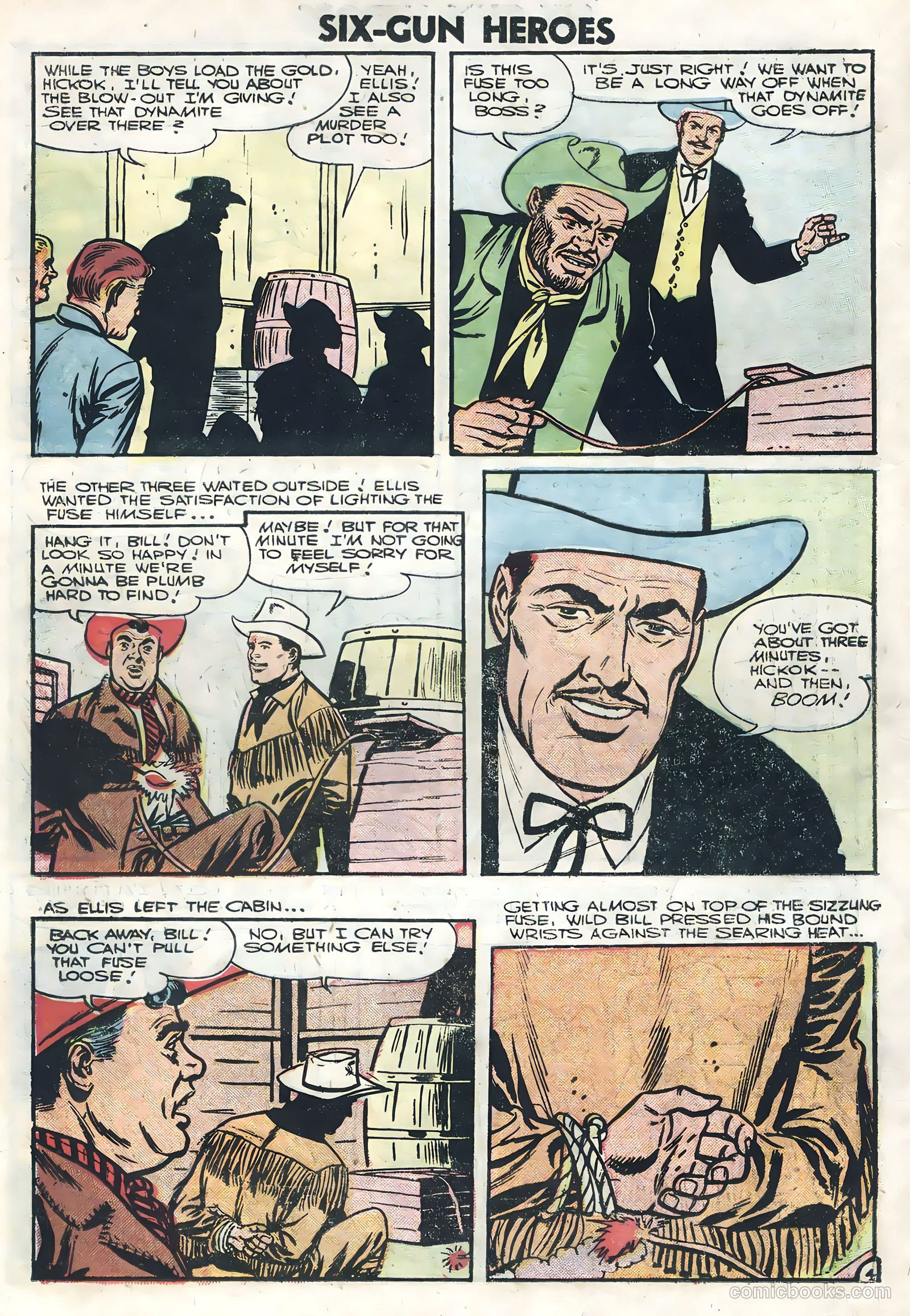 Six-Gun Heroes #38 (1956) — page 22 of 36