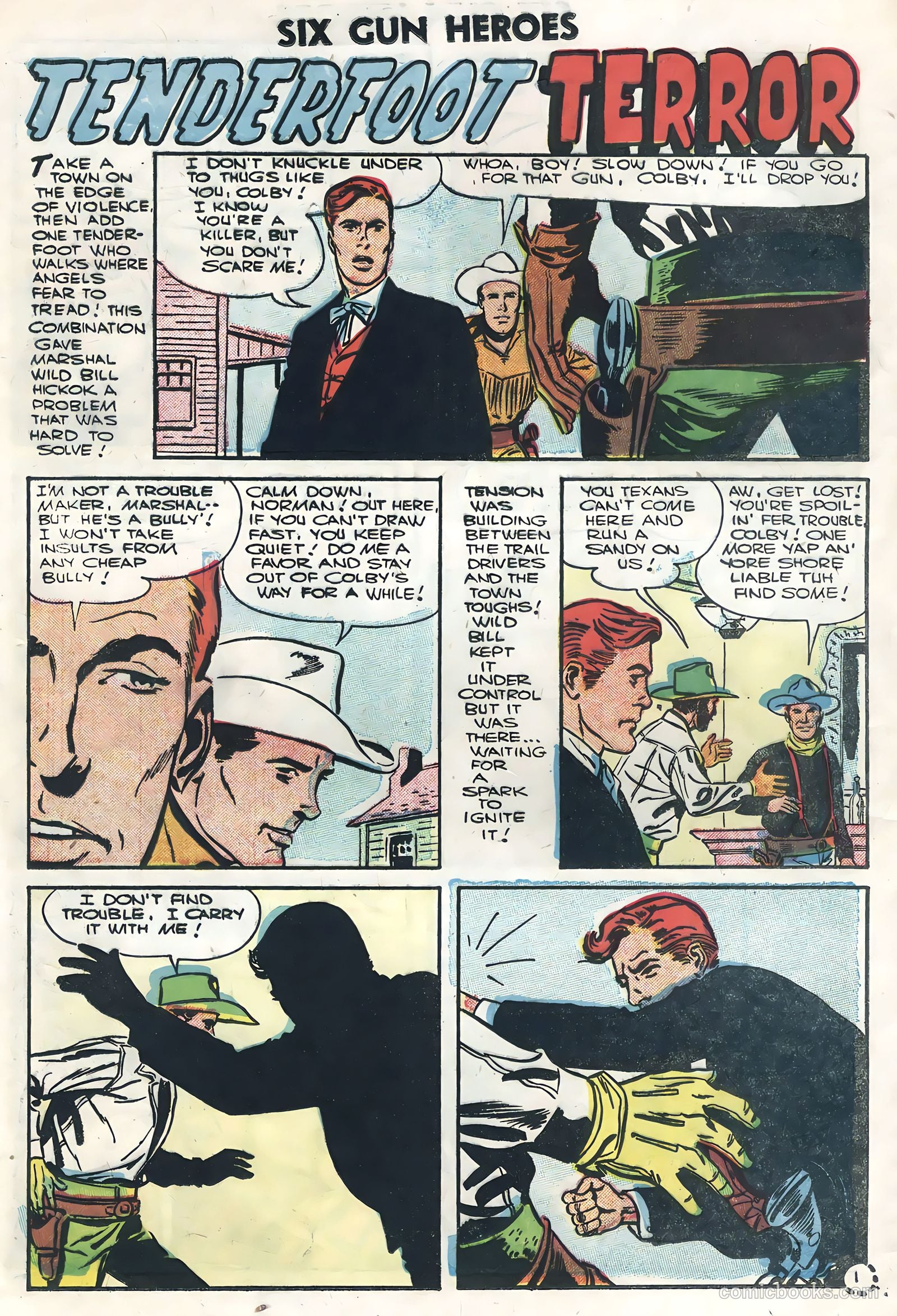 Six-Gun Heroes #38 (1956) — page 24 of 36