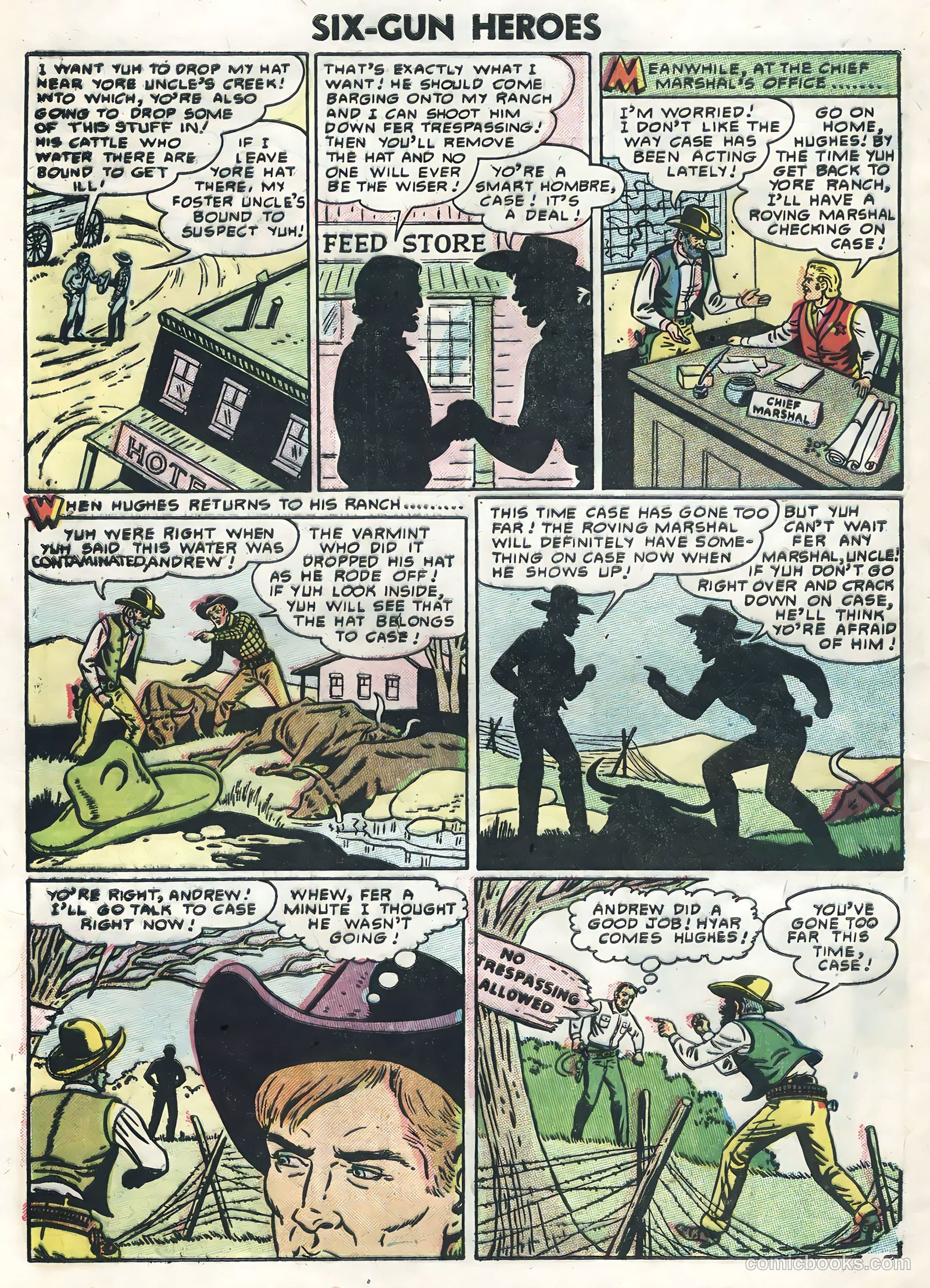 Six-Gun Heroes #38 (1956) — page 28 of 36