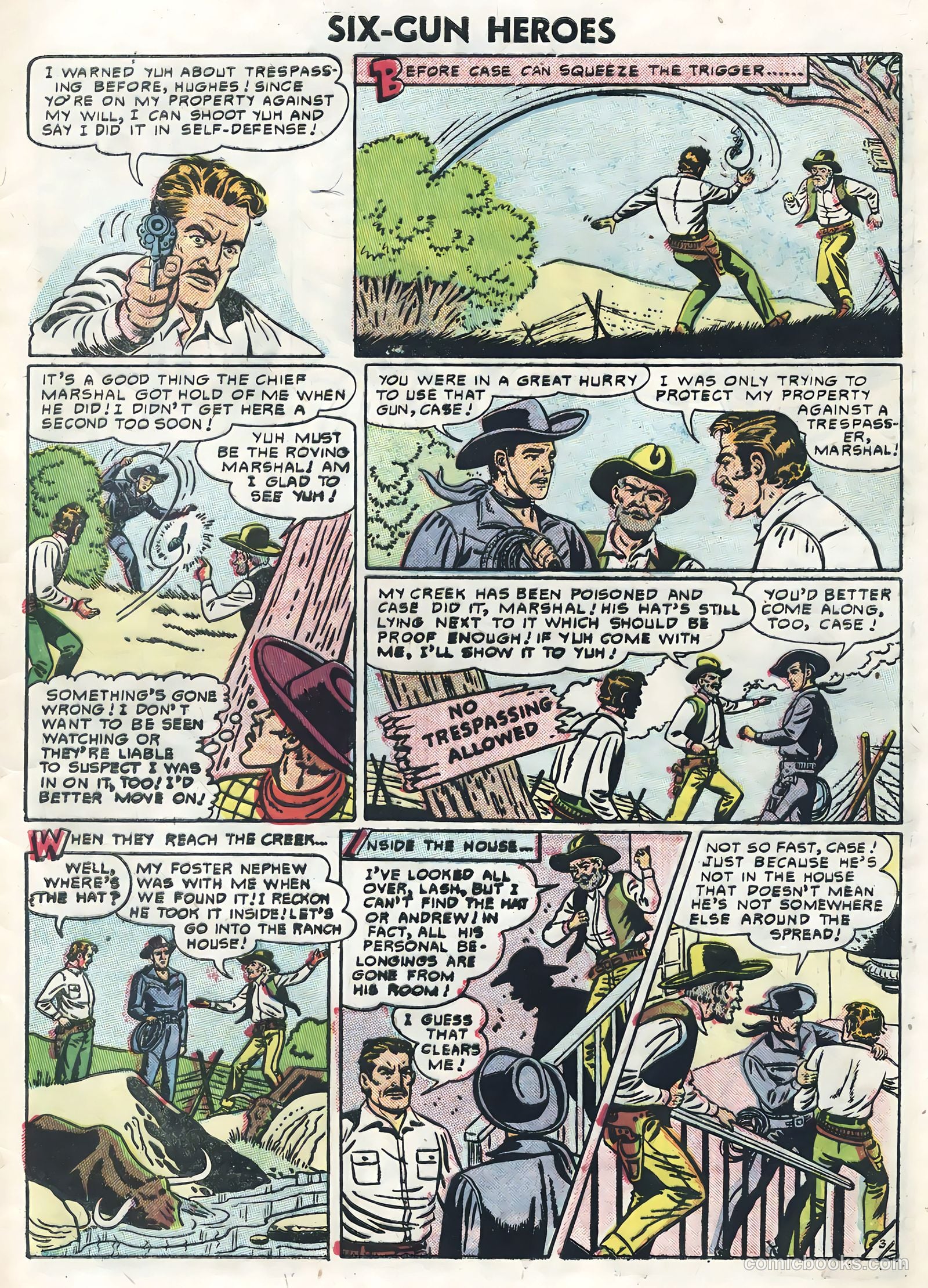 Six-Gun Heroes #38 (1956) — page 29 of 36
