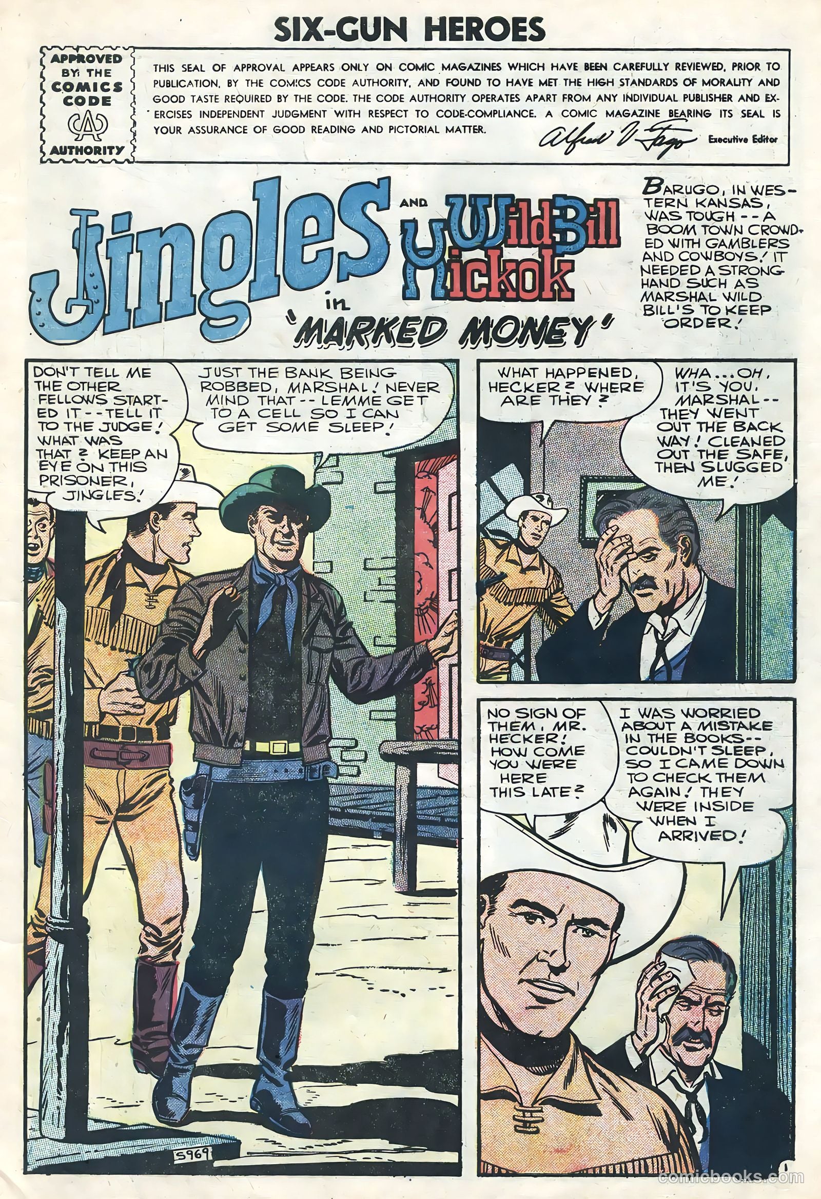 Six-Gun Heroes #39 (1956) — page 3 of 36