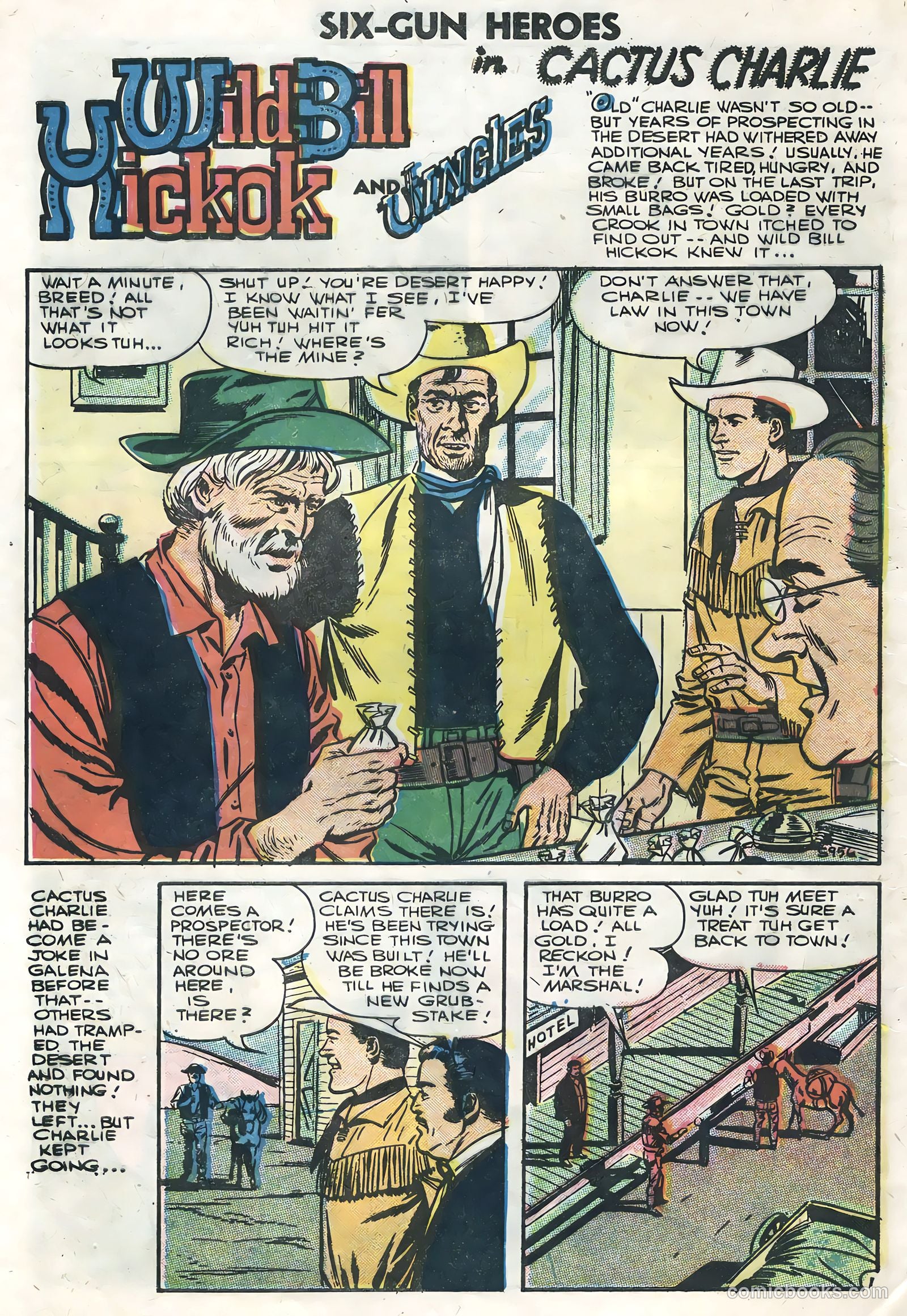 Six-Gun Heroes #39 (1956) — page 8 of 36