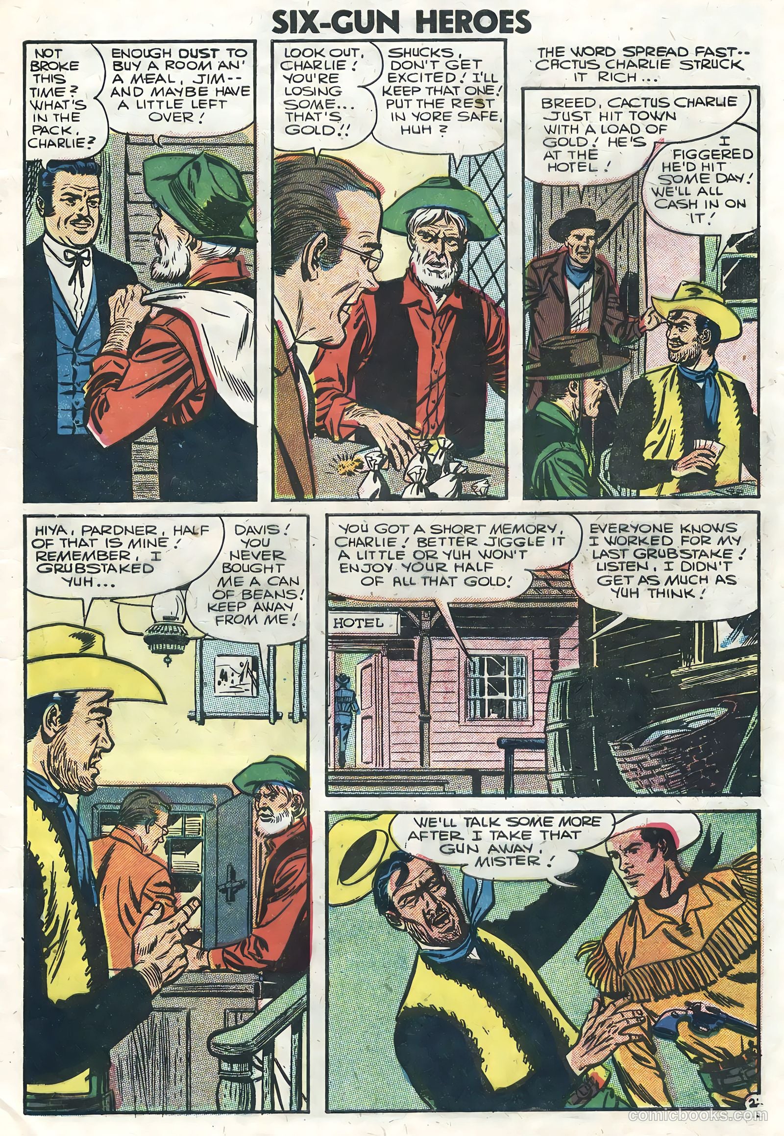 Six-Gun Heroes #39 (1956) — page 9 of 36