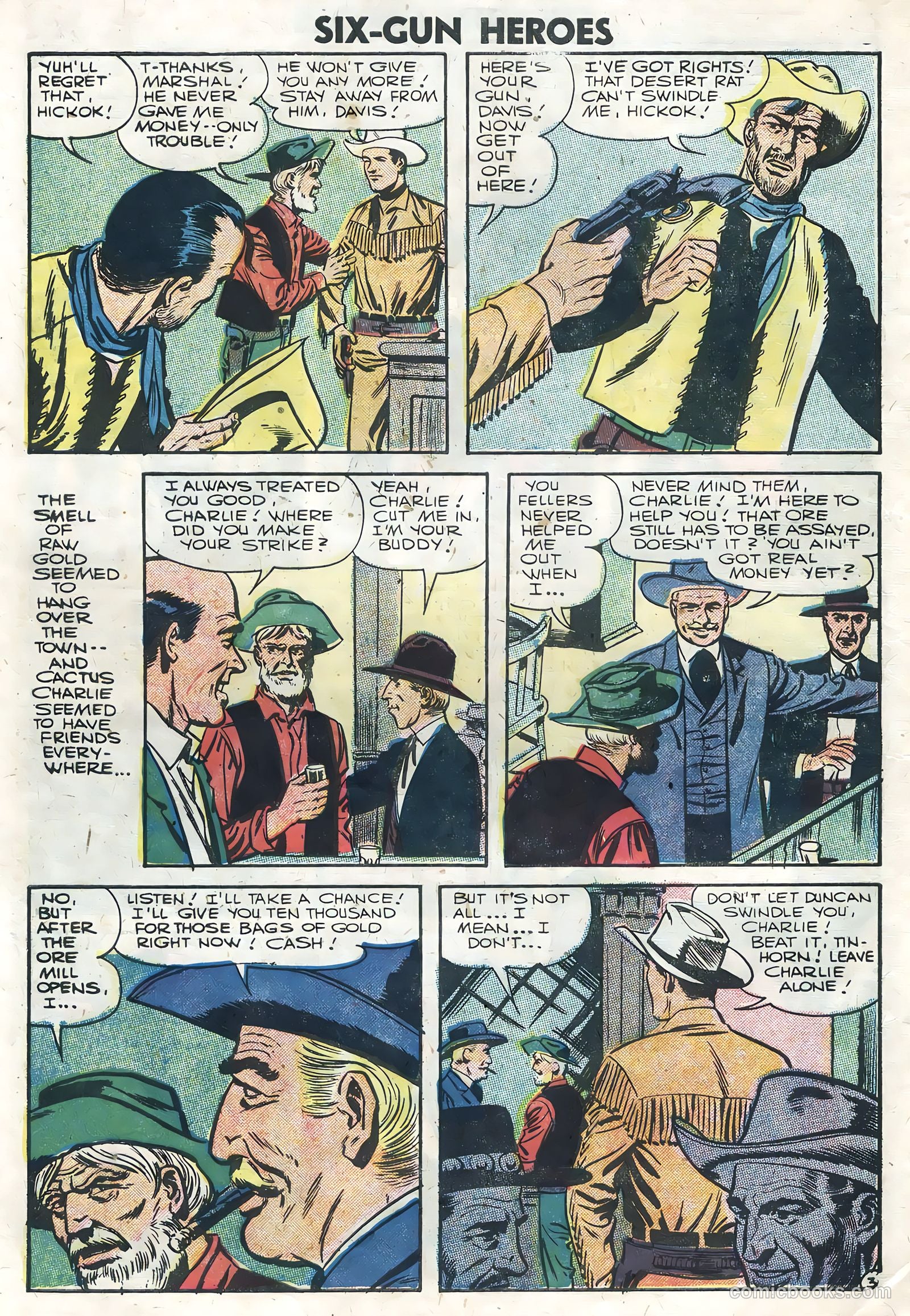 Six-Gun Heroes #39 (1956) — page 10 of 36