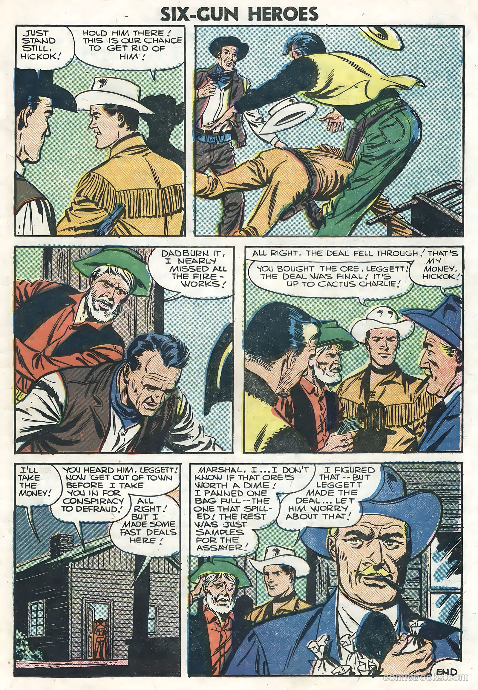 Six-Gun Heroes #39 (1956) — page 13 of 36