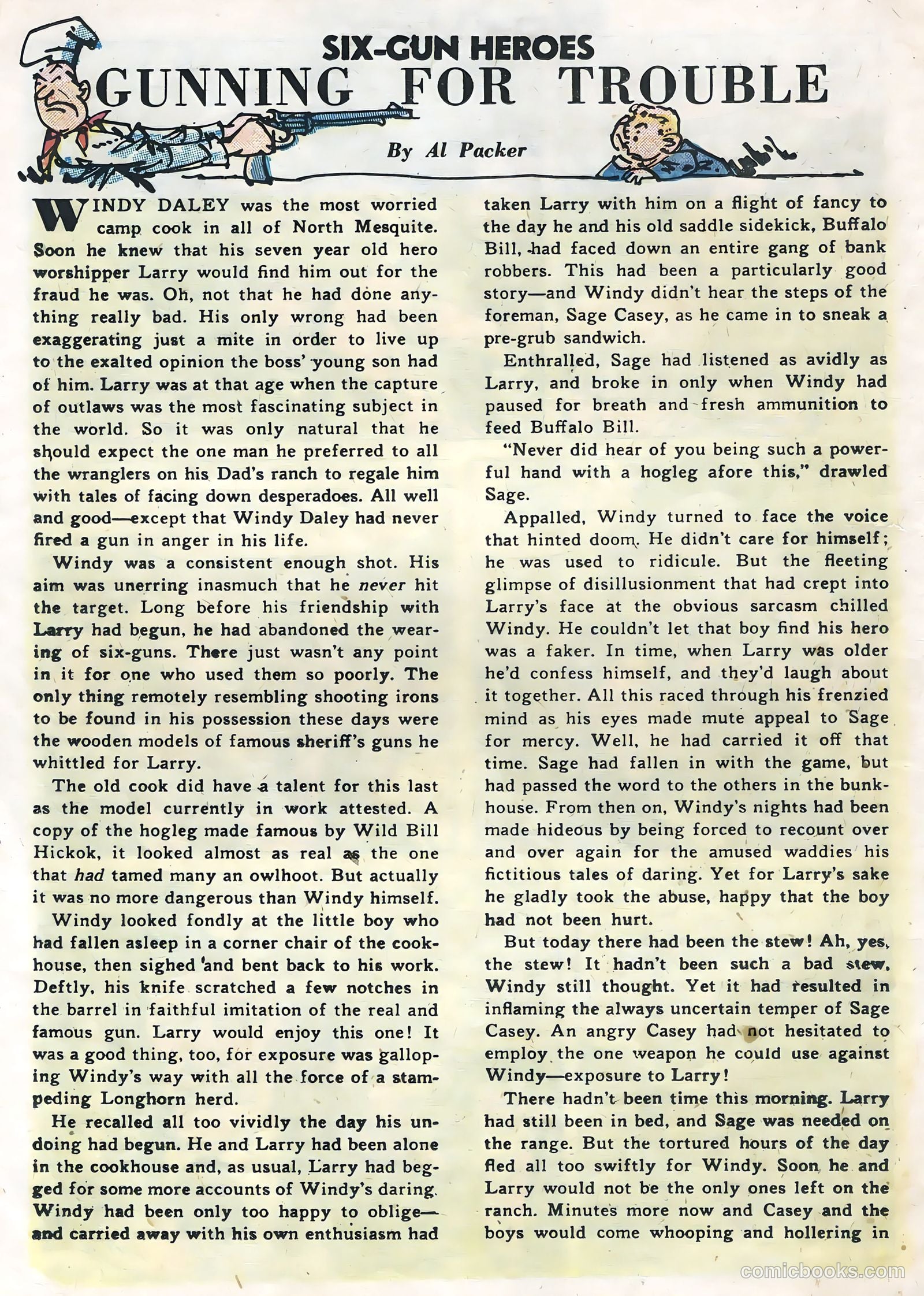 Six-Gun Heroes #39 (1956) — page 14 of 36