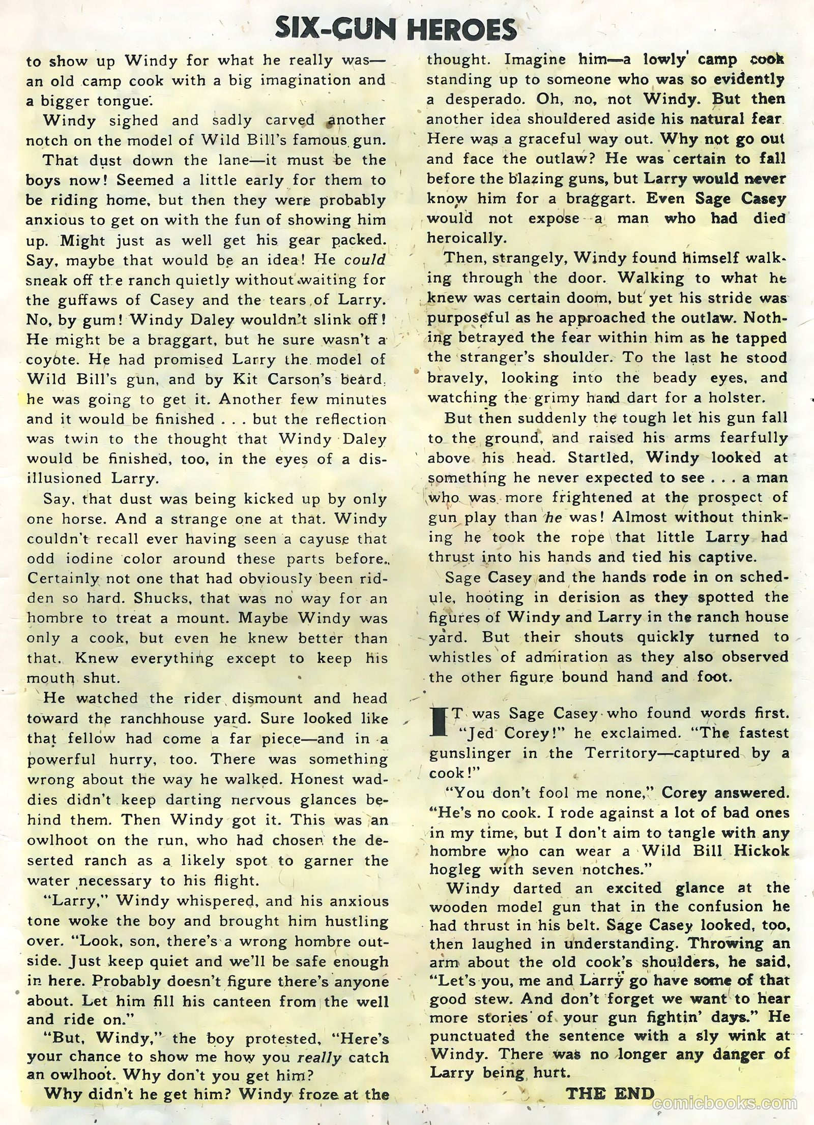 Six-Gun Heroes #39 (1956) — page 15 of 36