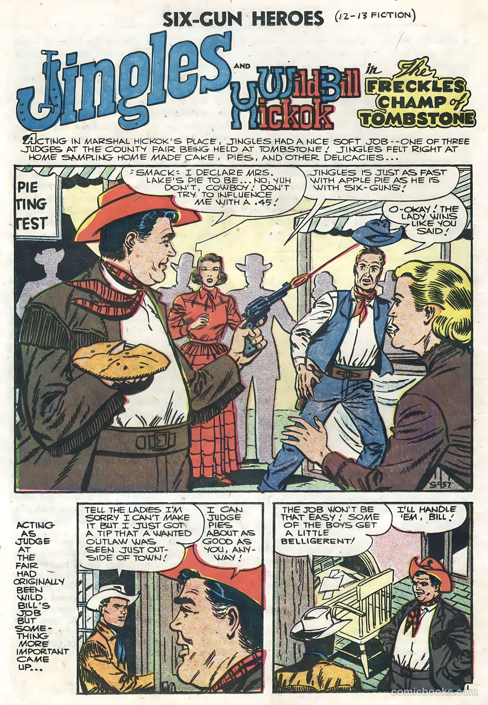 Six-Gun Heroes #39 (1956) — page 16 of 36