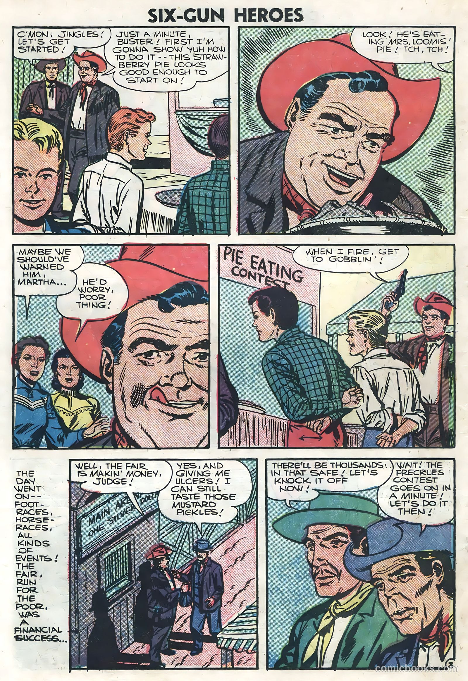 Six-Gun Heroes #39 (1956) — page 18 of 36