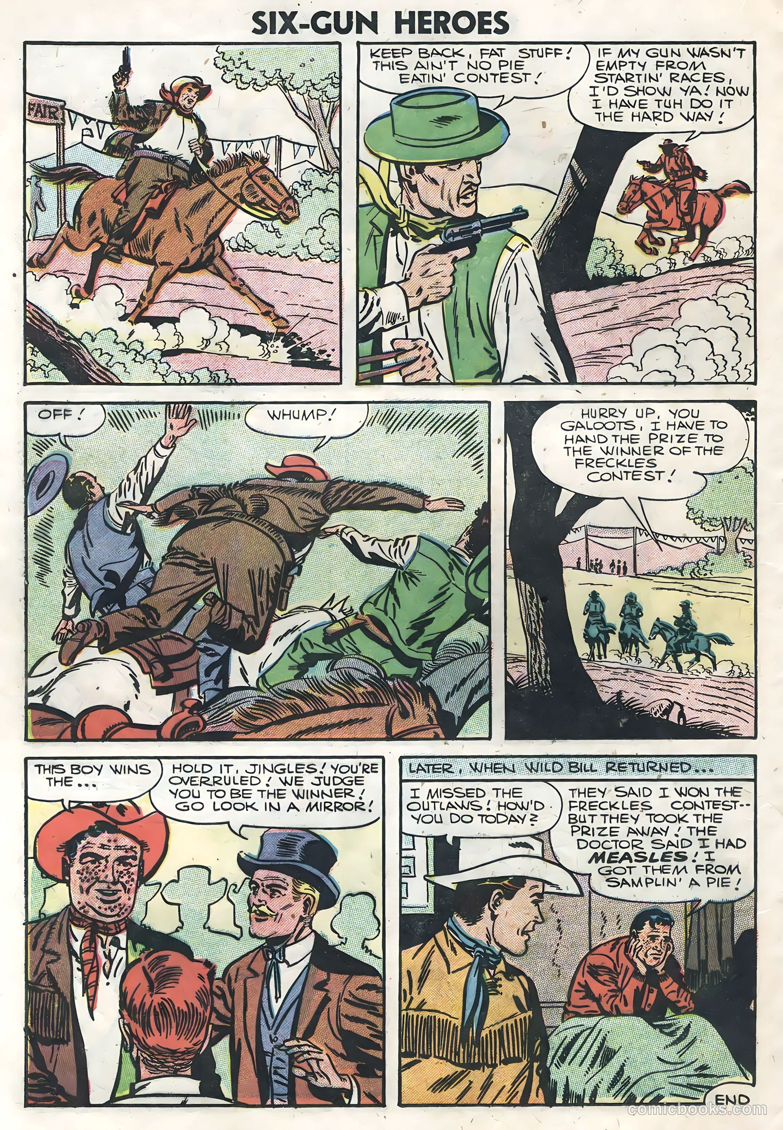 Six-Gun Heroes #39 (1956) — page 20 of 36