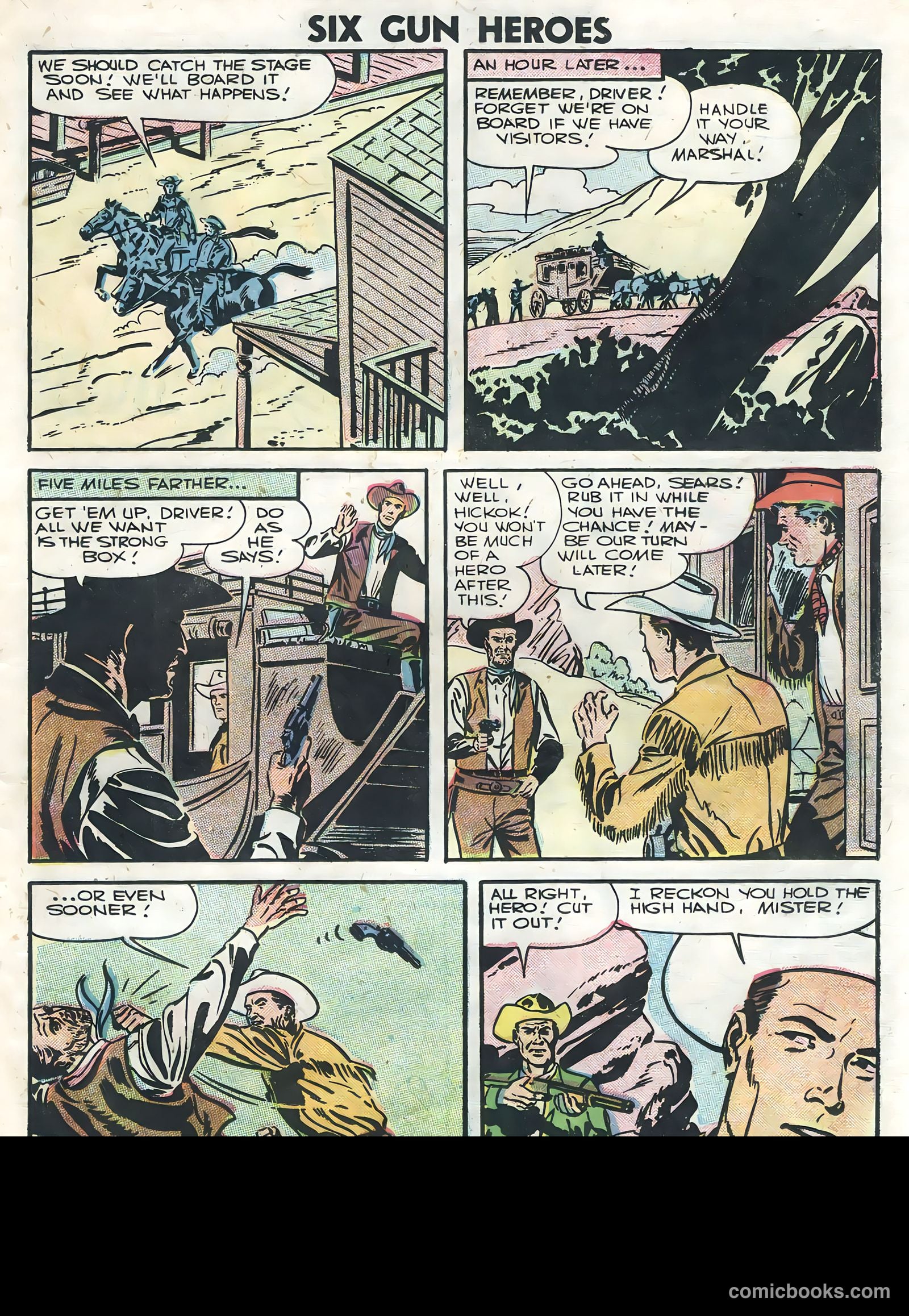 Six-Gun Heroes #39 (1956) — page 23 of 36