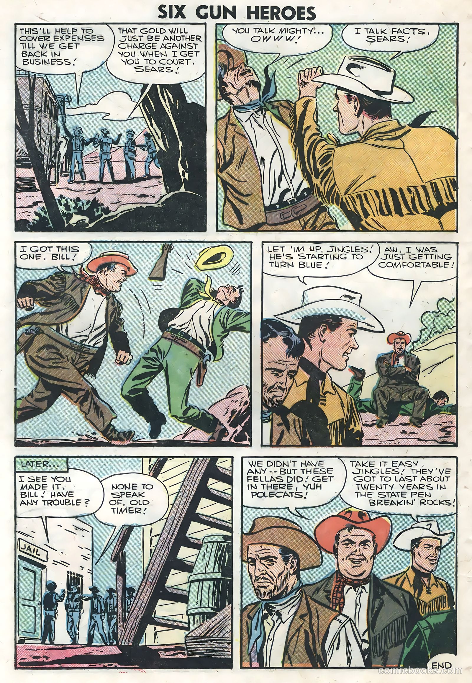 Six-Gun Heroes #39 (1956) — page 24 of 36