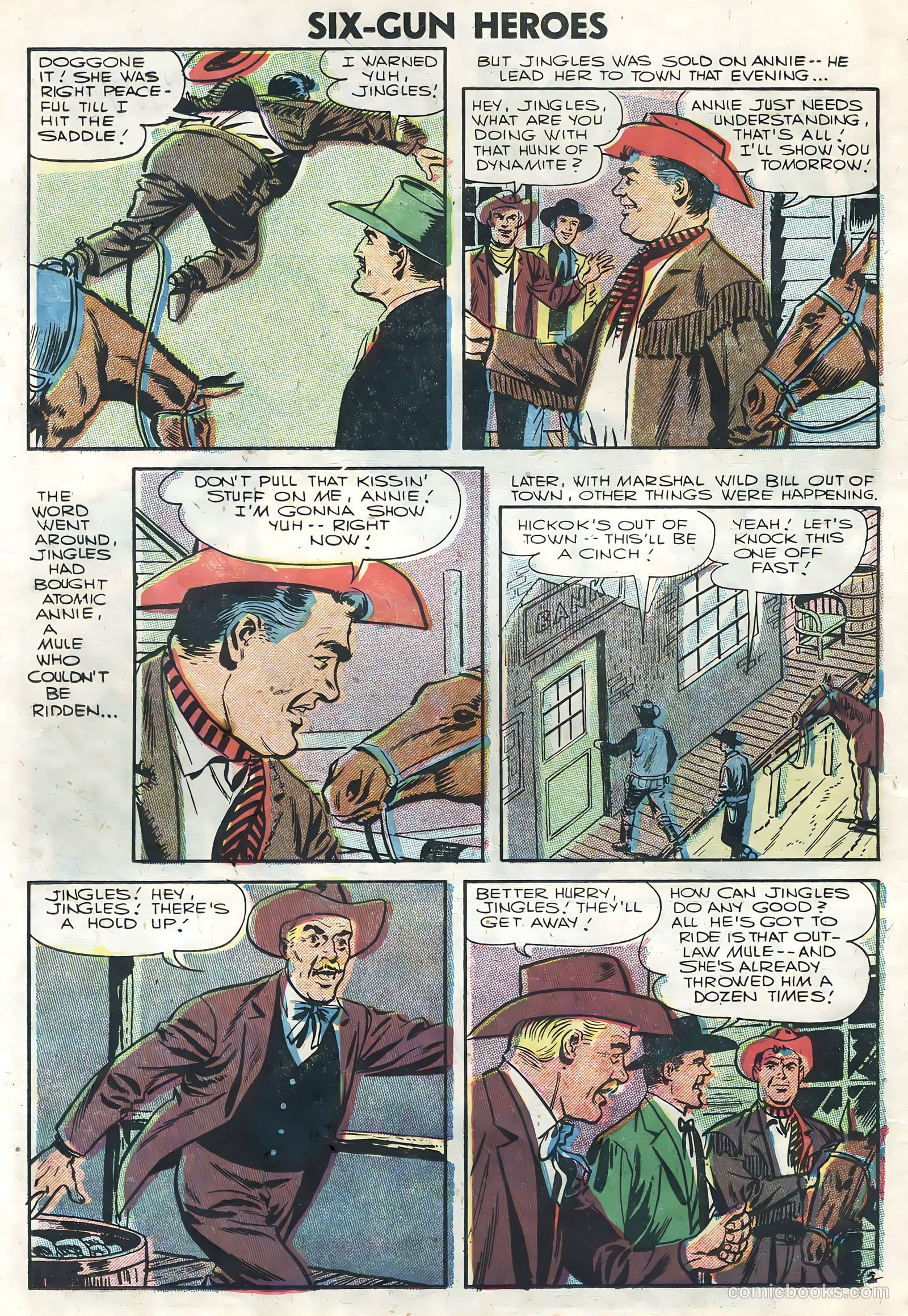 Six-Gun Heroes #39 (1956) — page 26 of 36