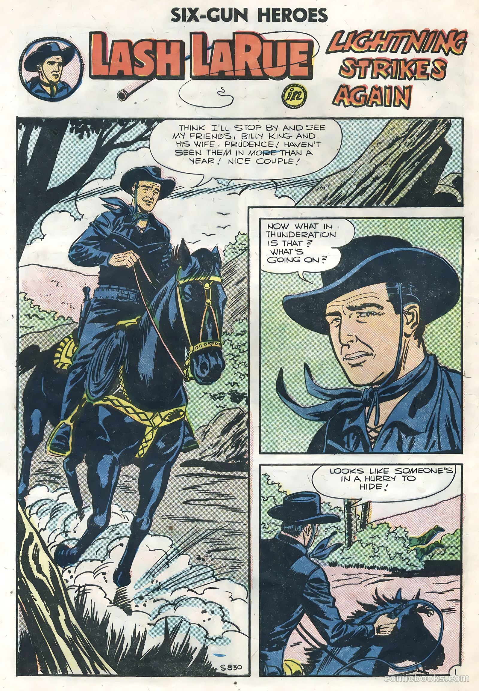 Six-Gun Heroes #39 (1956) — page 28 of 36