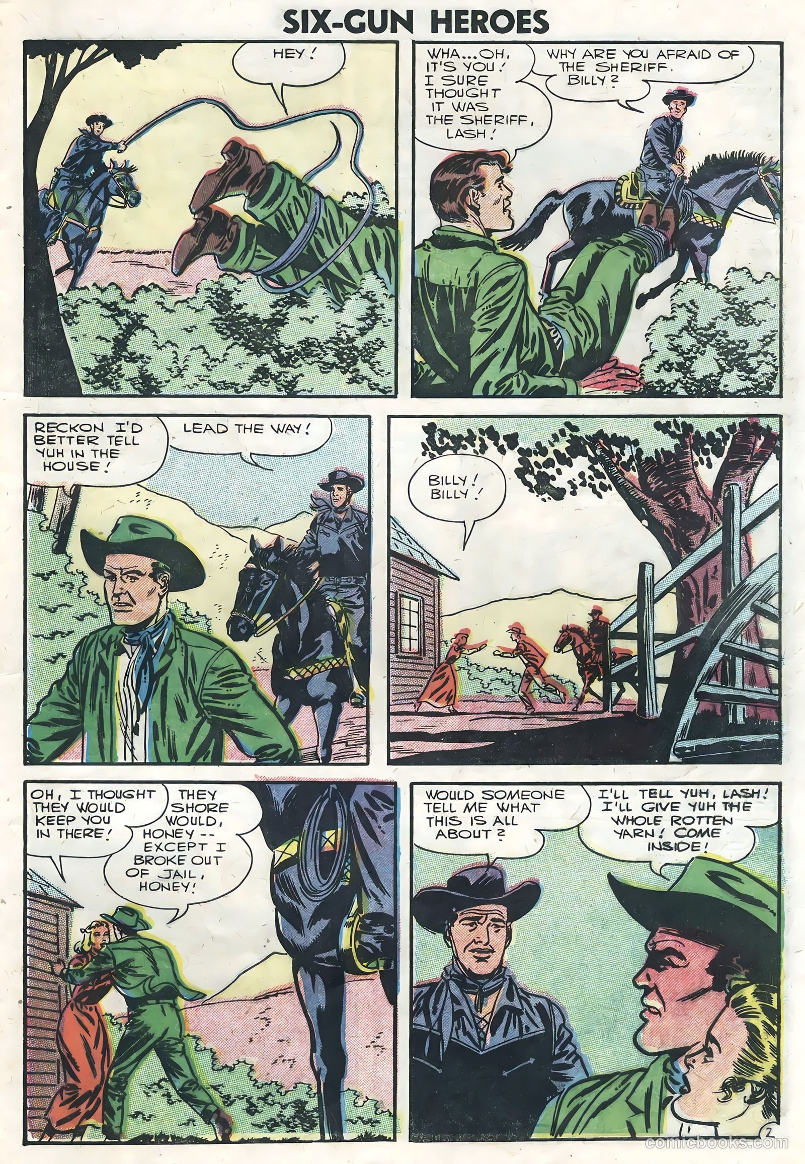 Six-Gun Heroes #39 (1956) — page 29 of 36